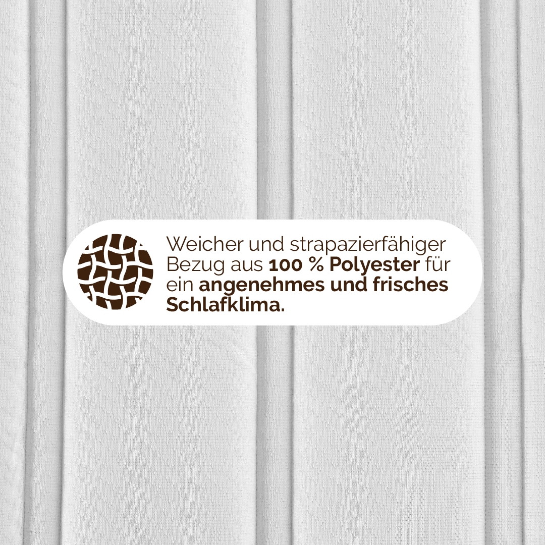 DI QUATTRO Matelas viscoélastique »Matratze Boxspringlook, integrierter Topper, in 90x200 cm erhältlich« 30 cm hoch Raumgewicht: 30 kg/m³ 1 cuis tlg. Matratze in 90x200 und 140x200 cm erhältlich, extrahohe Matratze