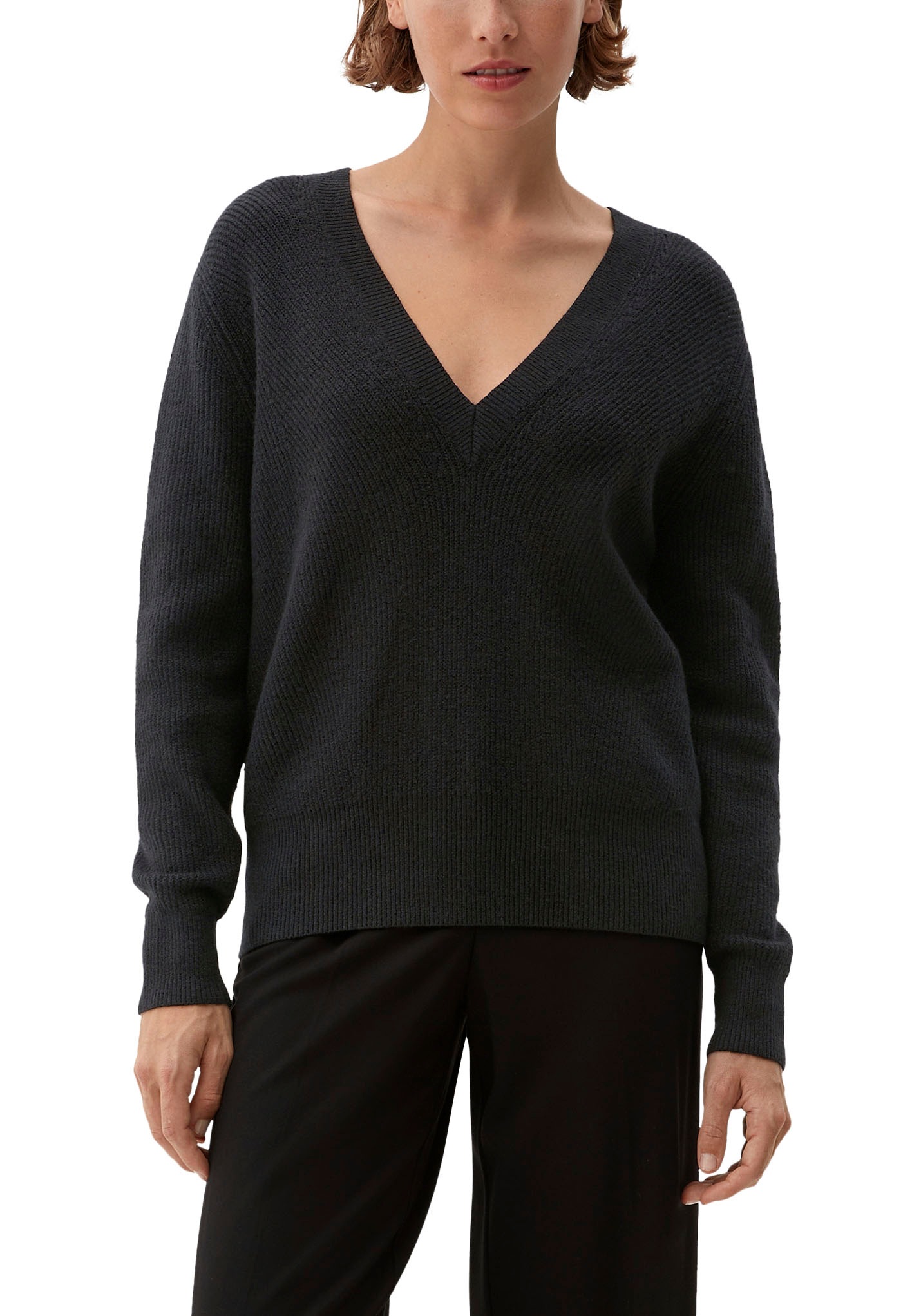 Image of s.Oliver V-Ausschnitt-Pullover bei Ackermann Versand Schweiz