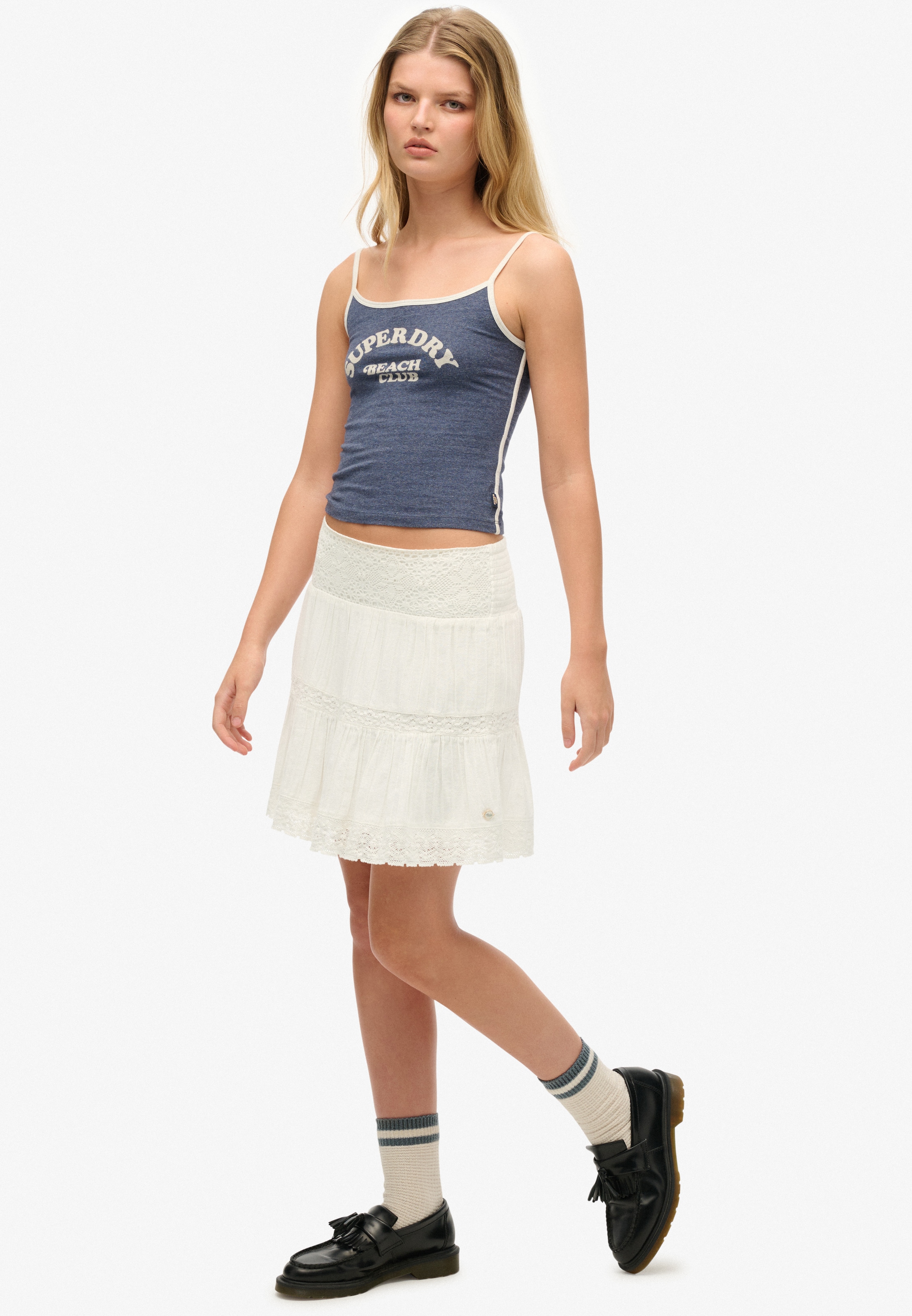 Superdry Minirock »IBIZA LACE MIX MINI SKIRT«