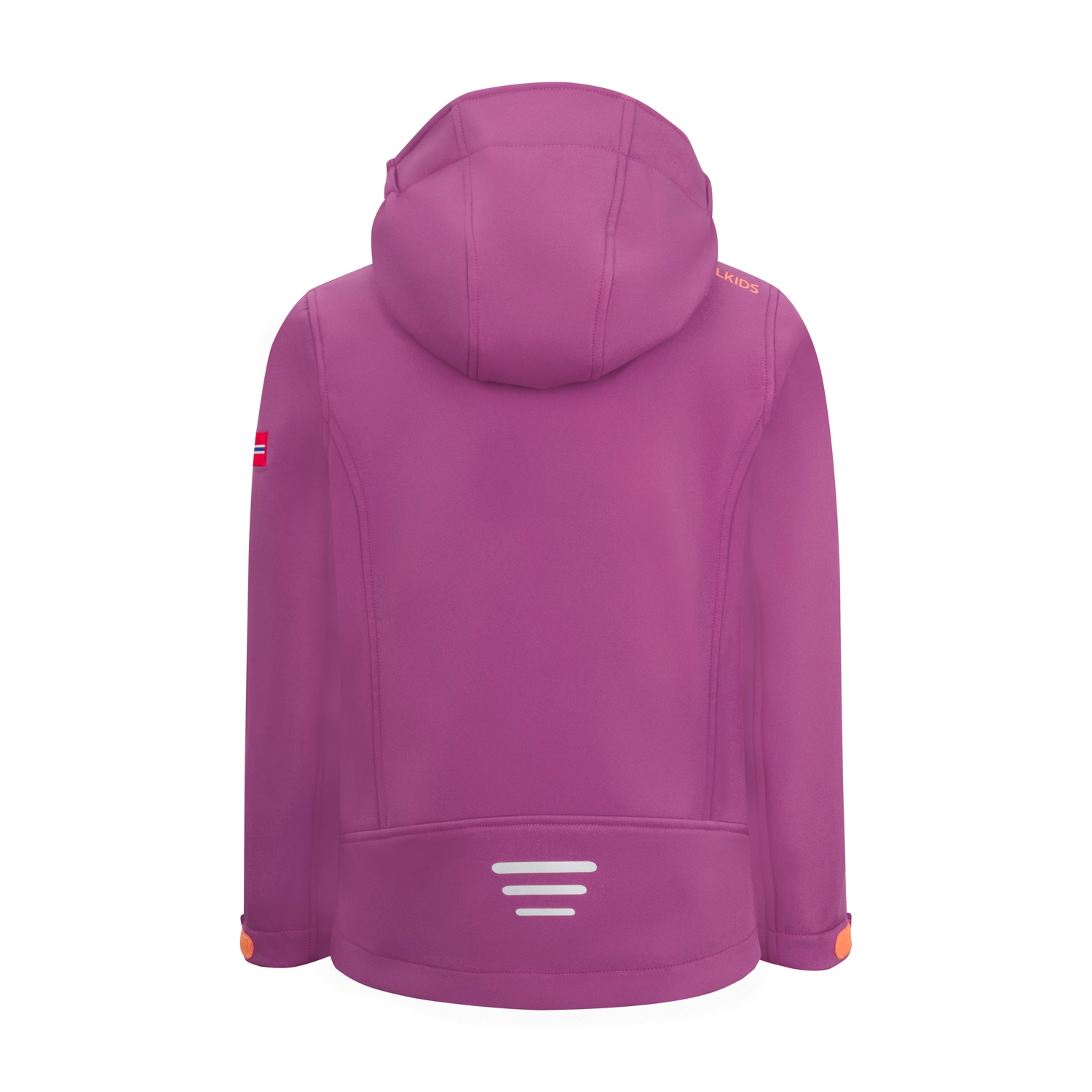 TROLLKIDS Softshelljacke »Girls Trollfjord Jacket« sportliche Softshelljacke, aus Kunstfaser, mit Reissverschluss