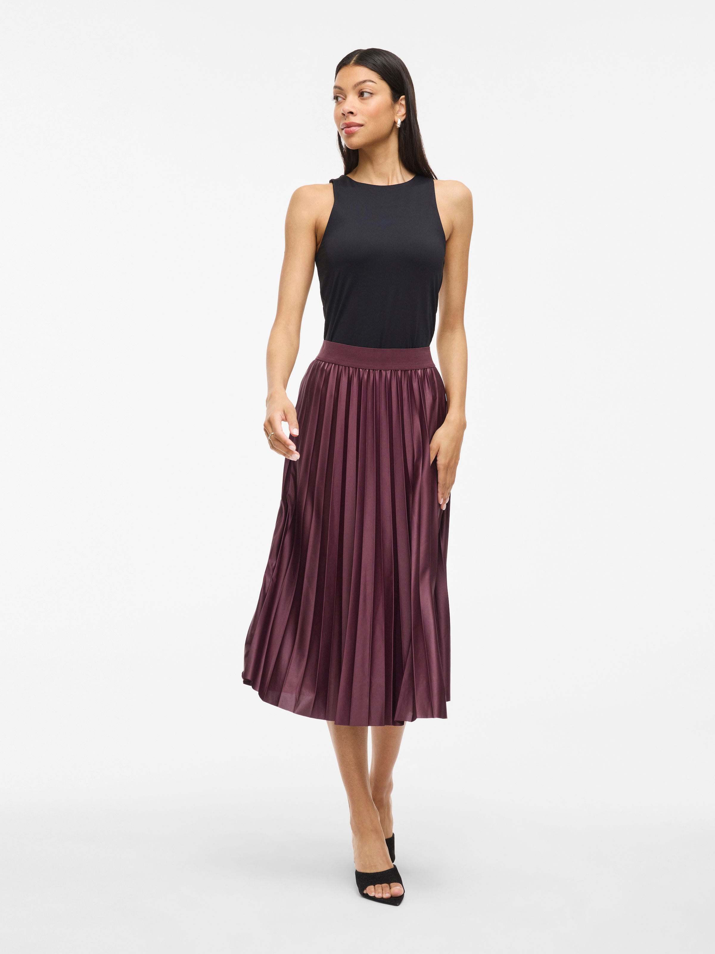 Vila Plisseerock »VINITBAN SKIRT - NOOS«