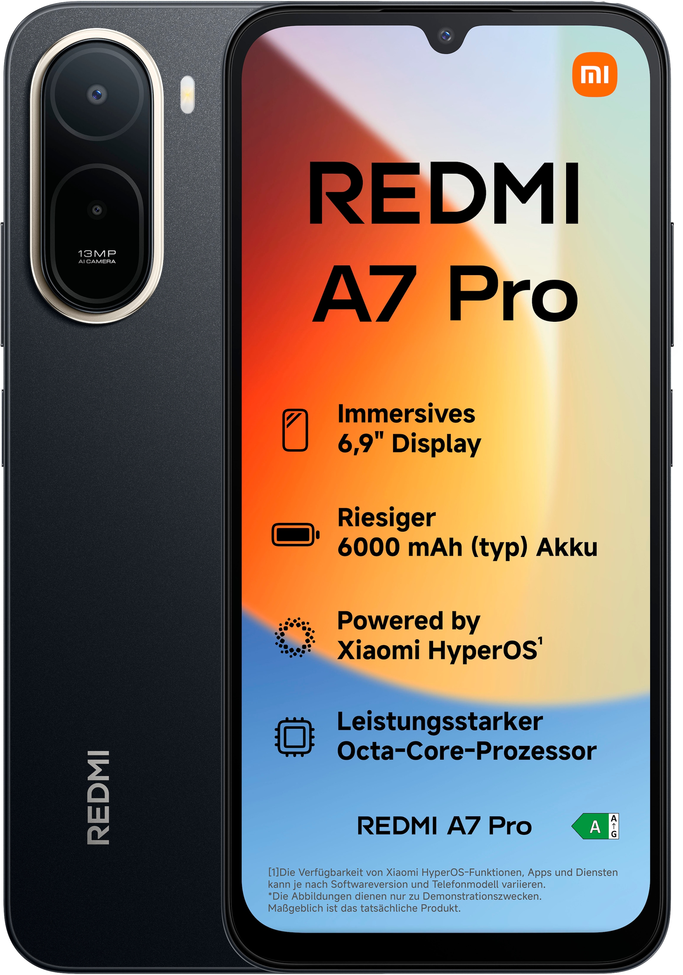 Image of Xiaomi Smartphone "REDMI A7 Pro 4G 4+128GB" Black