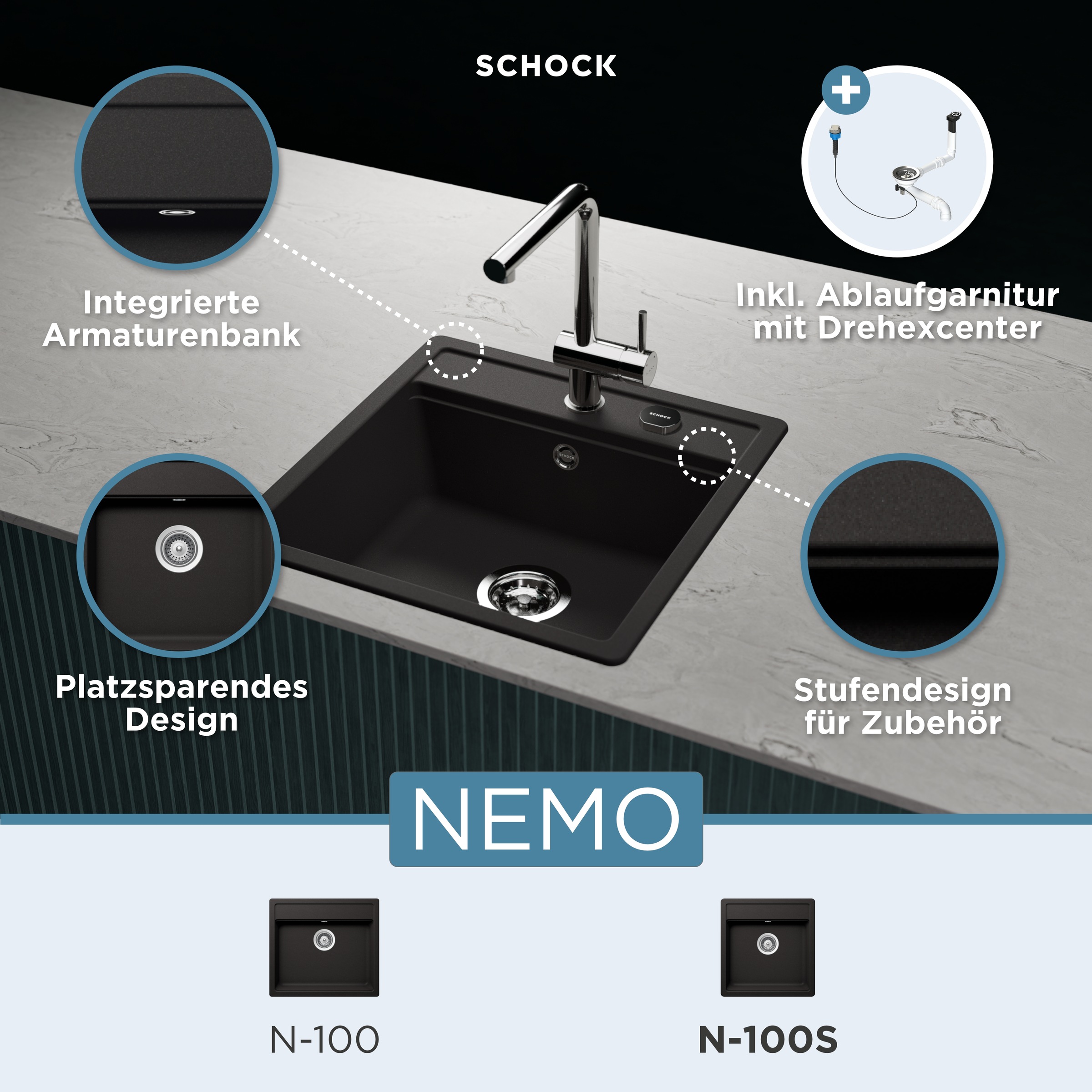Schock Granitspüle "Oslo"