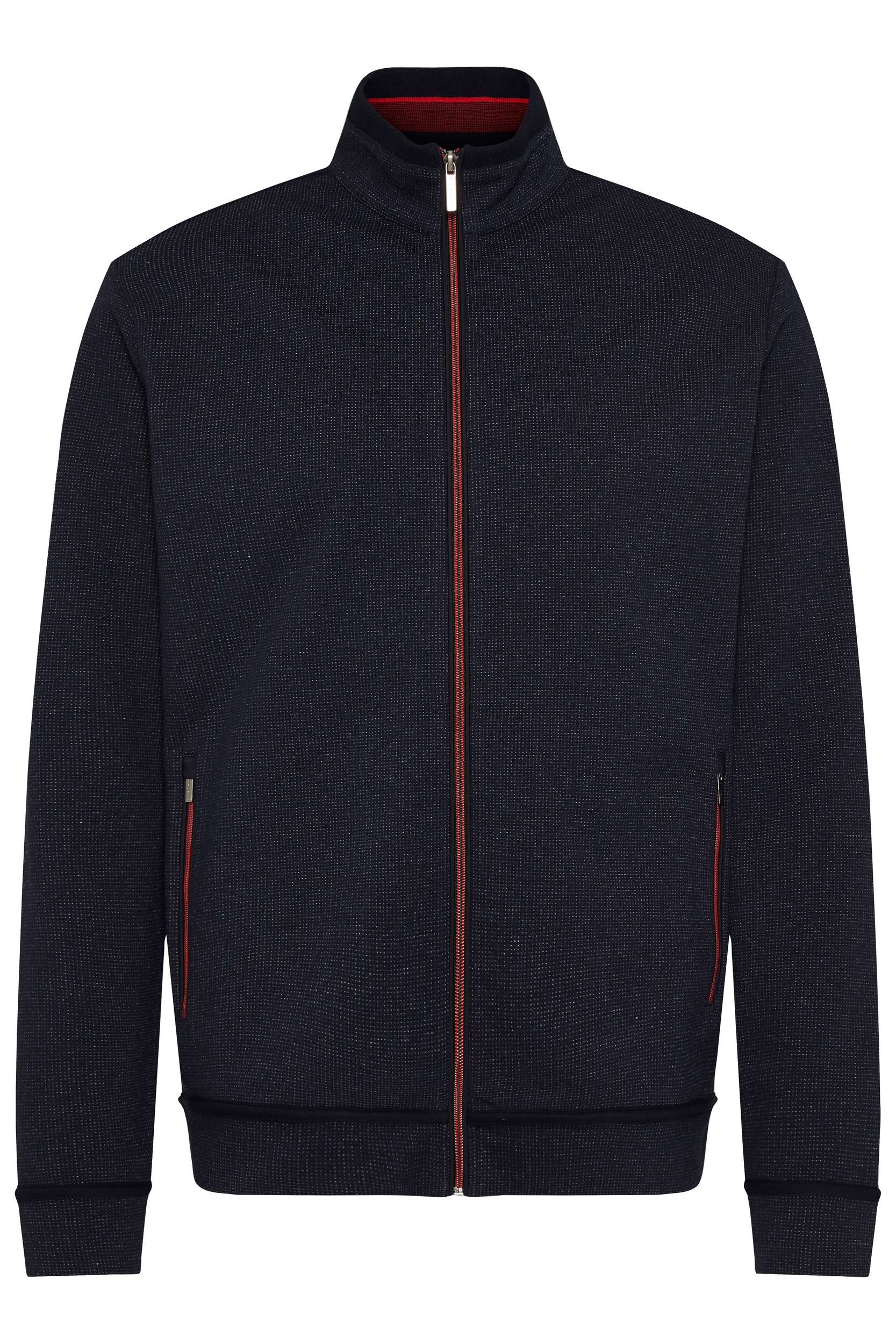bugatti Sweatjacke, mit Stehkragen