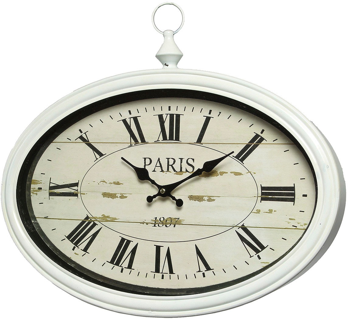 Image of Ambiente Haus Wanduhr »Paris Wanduhr - weiss 34x50cm« bei Ackermann Versand Schweiz