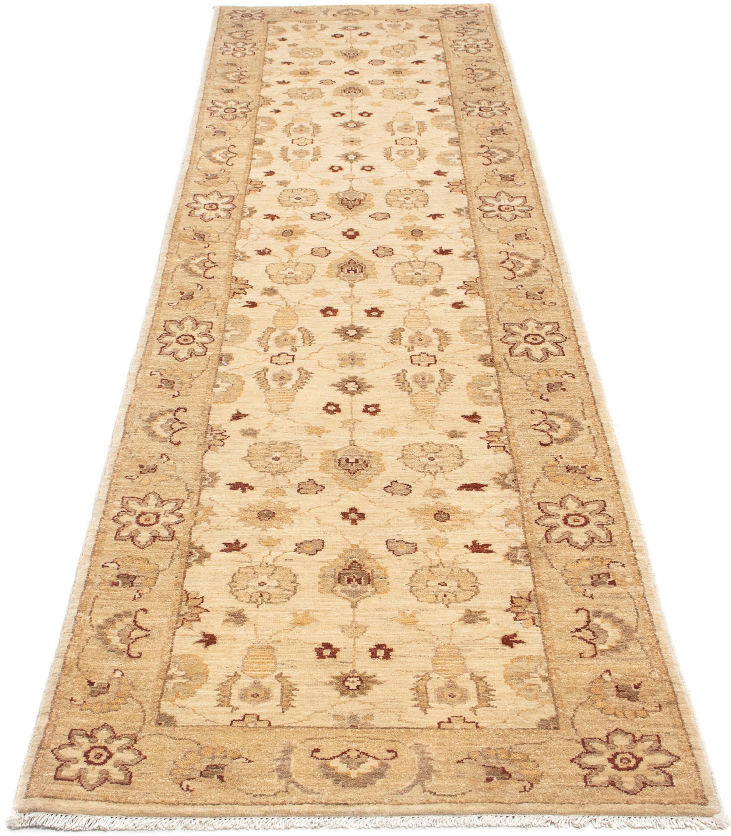 Image of morgenland Orientteppich »Ziegler - 318 x 81 cm - beige«, rechteckig, 6 mm Höhe, Wohnzimmer, Handgeknüpft, Einzelstück mit Zertifikat bei Ackermann Versand Schweiz