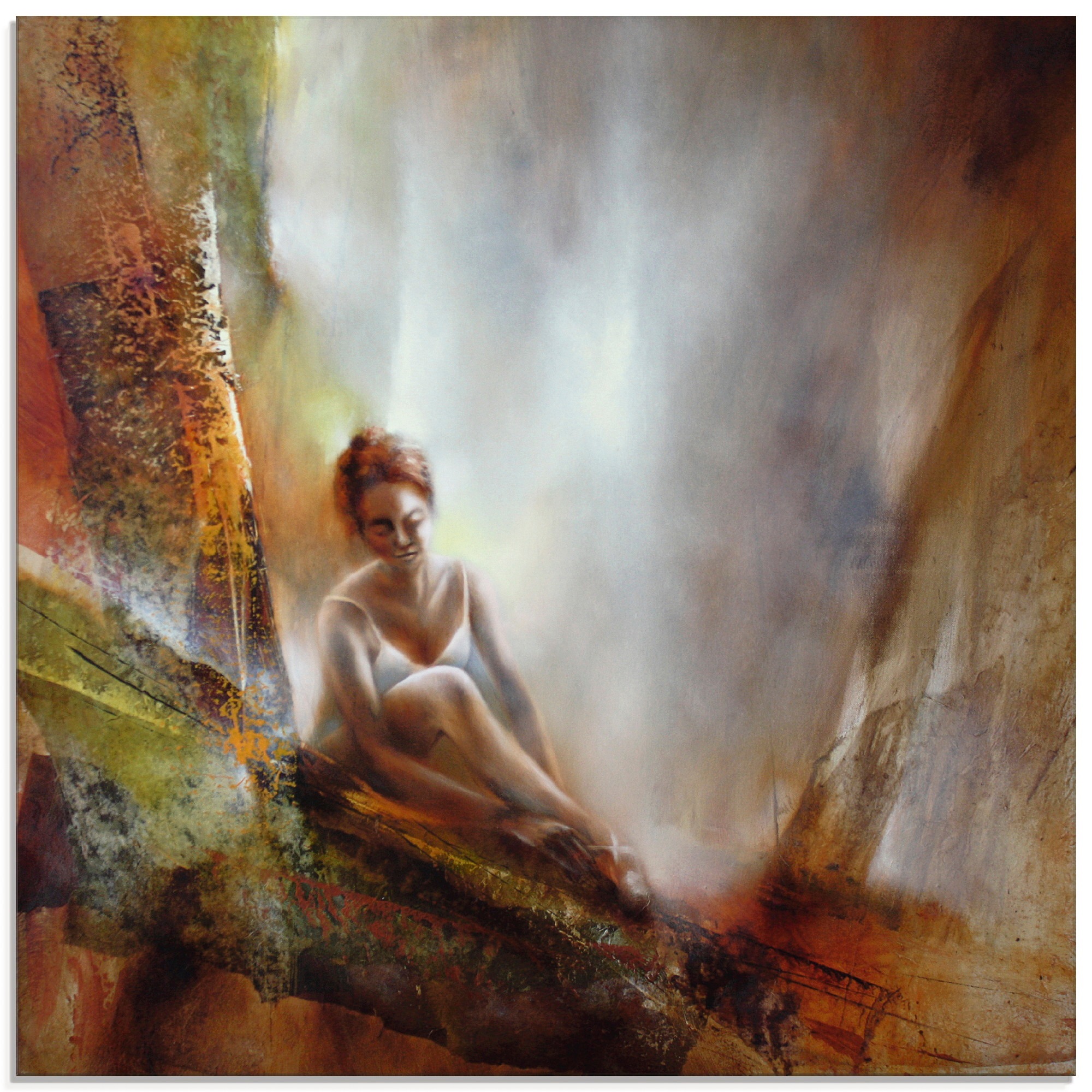 Image of Artland Glasbild »Vor dem Tanz«, Frau, (1 St.) bei Ackermann Versand Schweiz