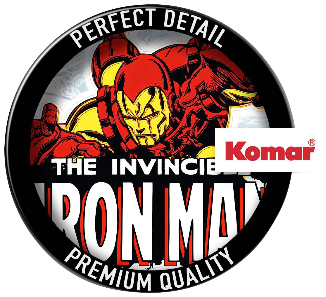 ♕ Komar Wandtattoo »Iron Man Comic Classic«, (1 St.), 50x70 cm (Breite x  Höhe), selbstklebendes Wandtattoo versandkostenfrei auf