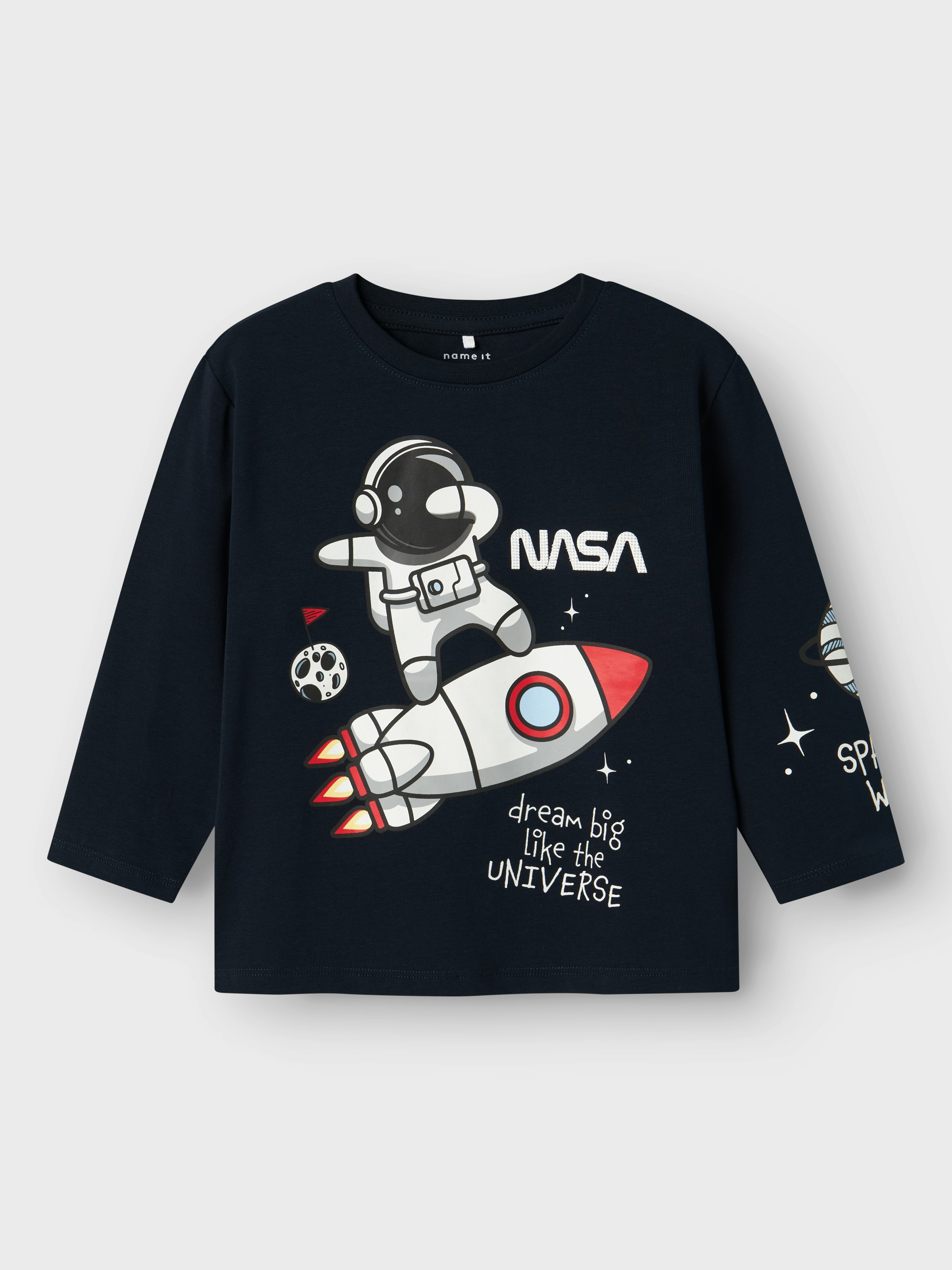 Name It Langarmshirt »NMMDALUM NASA LS NREG TOP NAS«