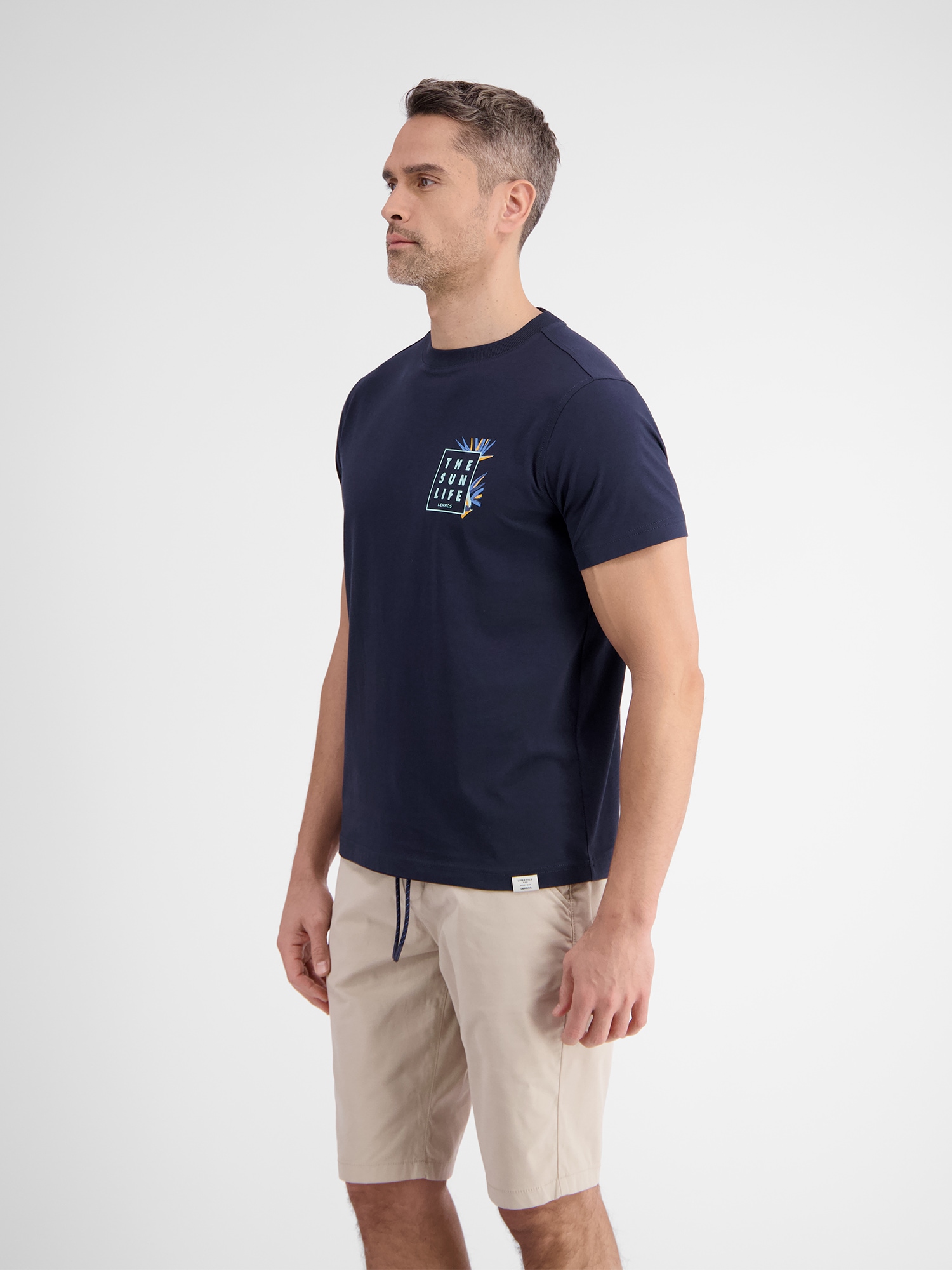 Image of LERROS T-Shirt "T-Shirt mit Front- und Rückenprint"