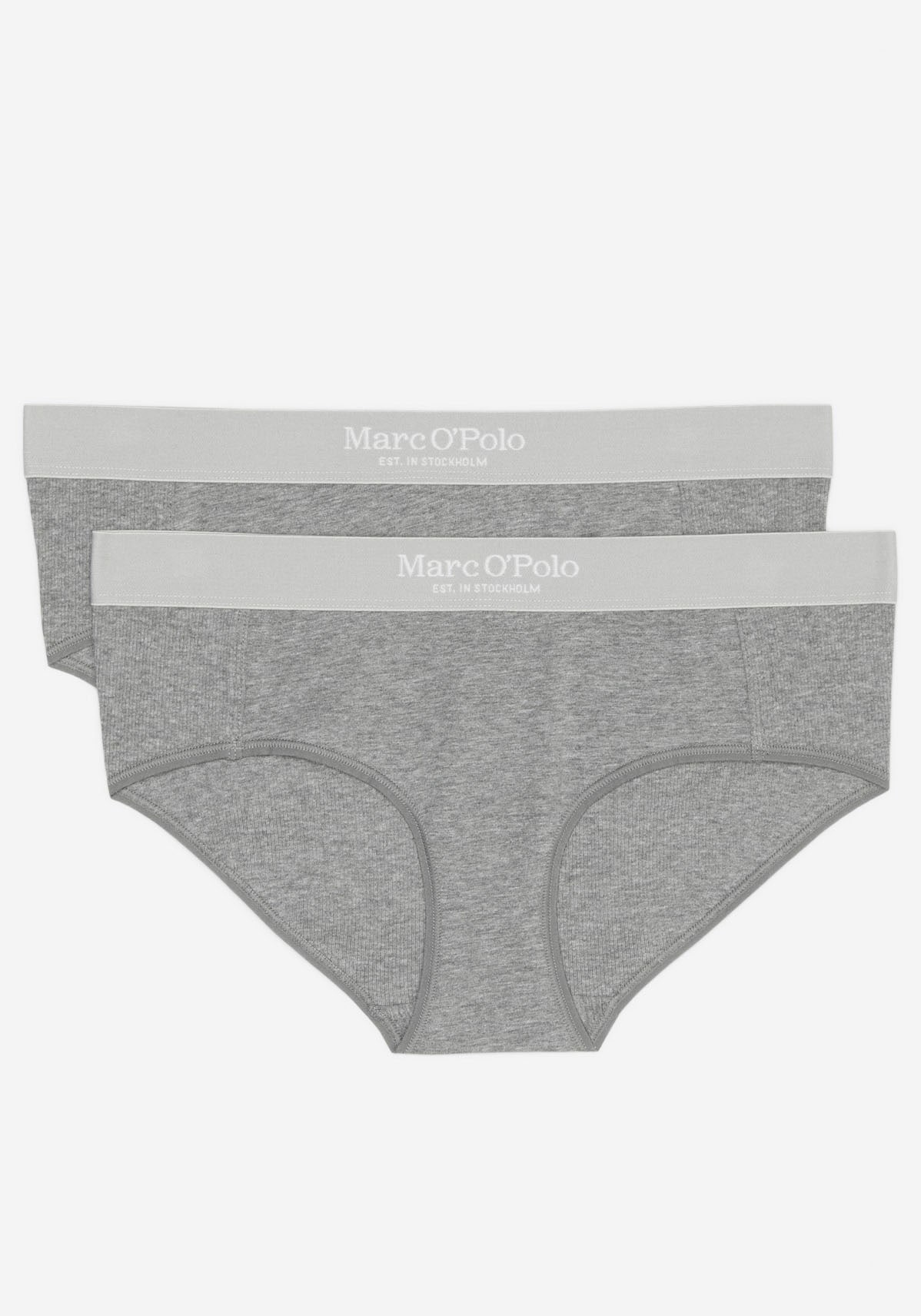 Marc O'Polo Panty, (2er Pack), elastischer Bund mit kontrastfarbenem Logo