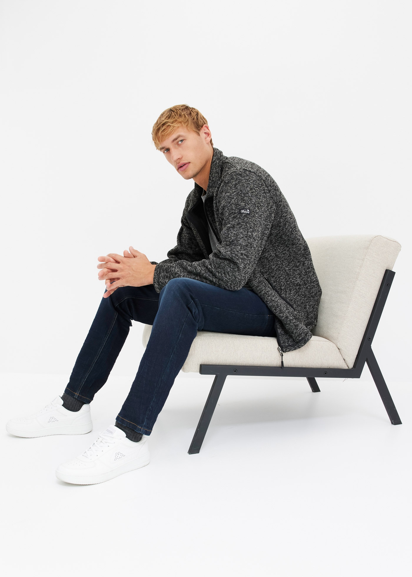 bonprix Slim-fit-Jeans »Slim Fit Stretch-Jeans, Tapered«, Slim Fit Stretch-Jeans, Tapered
