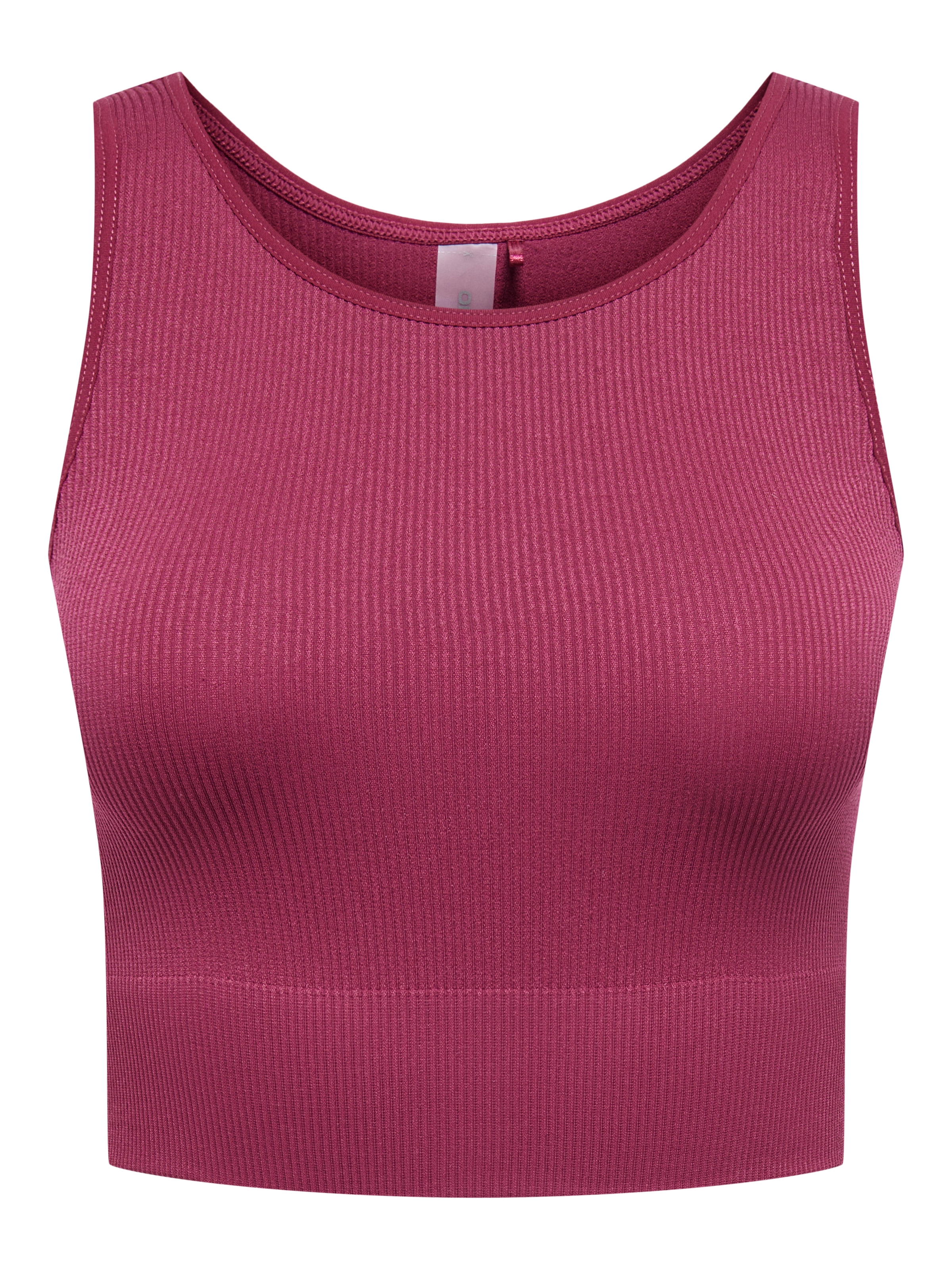 ONLY Play Trainingstop »ONPJAIA LIFE UN SL SEAM SHORT TOP NOOS«, Cropped Fit, in feiner Rippstruktur