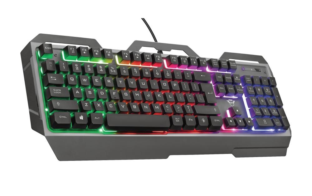 Trust Gaming-Tastatur »GXT 856 Torac QWERTZ (CH) Layout«, (Ziffernblock)