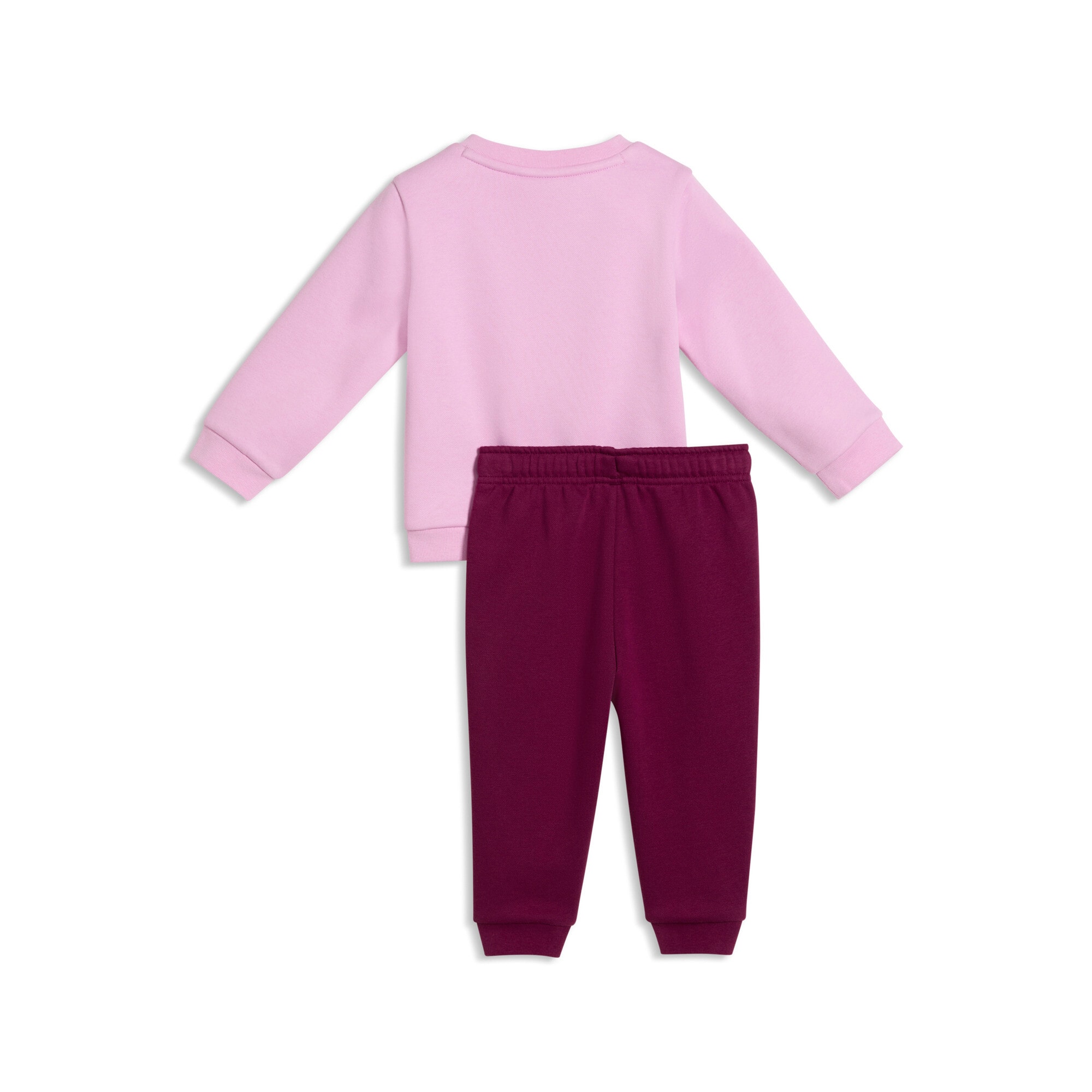 PUMA Combinaison d'entraînement »MINICATS ESS CREW SET FL INTEREST INF« 2 ensemble deux pièces, avec haut à manches longues, en matière polaire douce