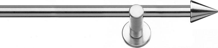 Image of indeko Gardinenstange »Calais«, 1 läufig-läufig, Wunschmasslänge, edelstahlfarben bei Ackermann Versand Schweiz