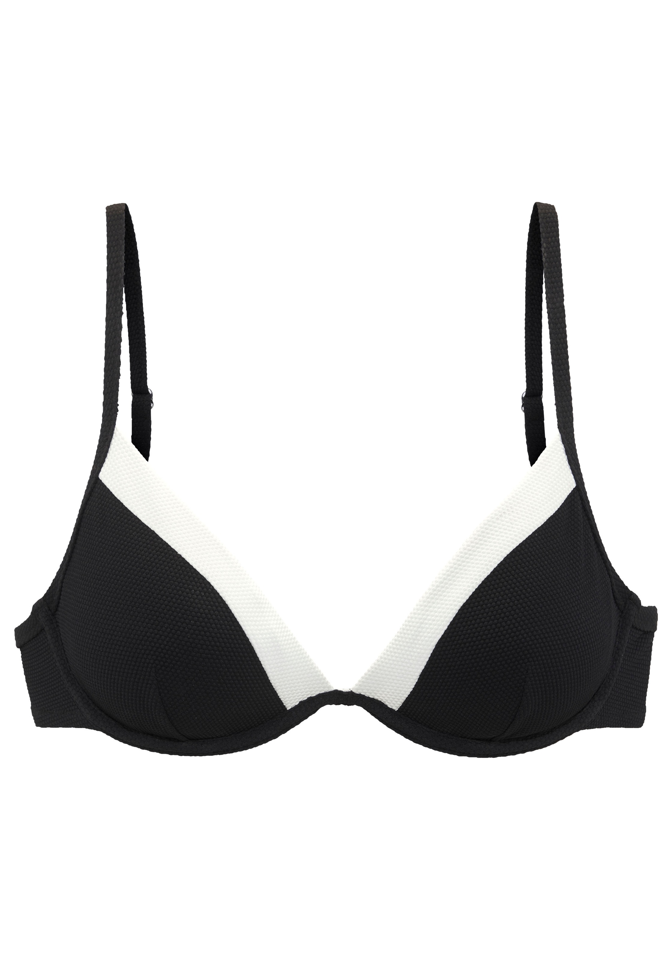 LASCANA Bügel-Bikini-Top »Chic« aus eleganter Strukturware