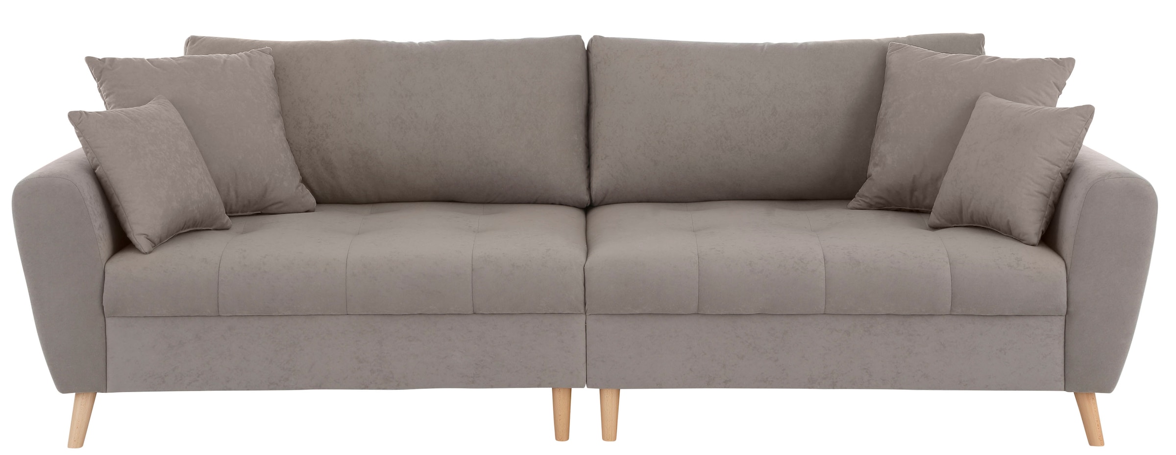 Home affaire Big-Sofa »Penelope Luxus«, mit besonders hochwertiger Polsterung für bis zu 140 kg pro Sitzfläche