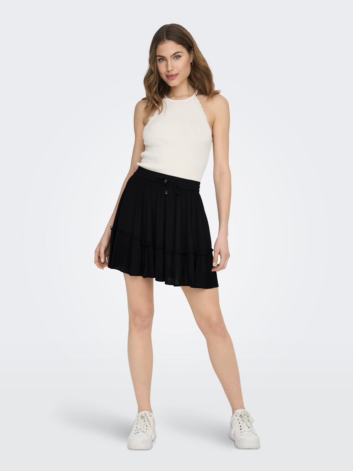 ONLY A-Linien-Rock »ONLIBIZA LIFE SHORT SKIRT WVN NOOS«