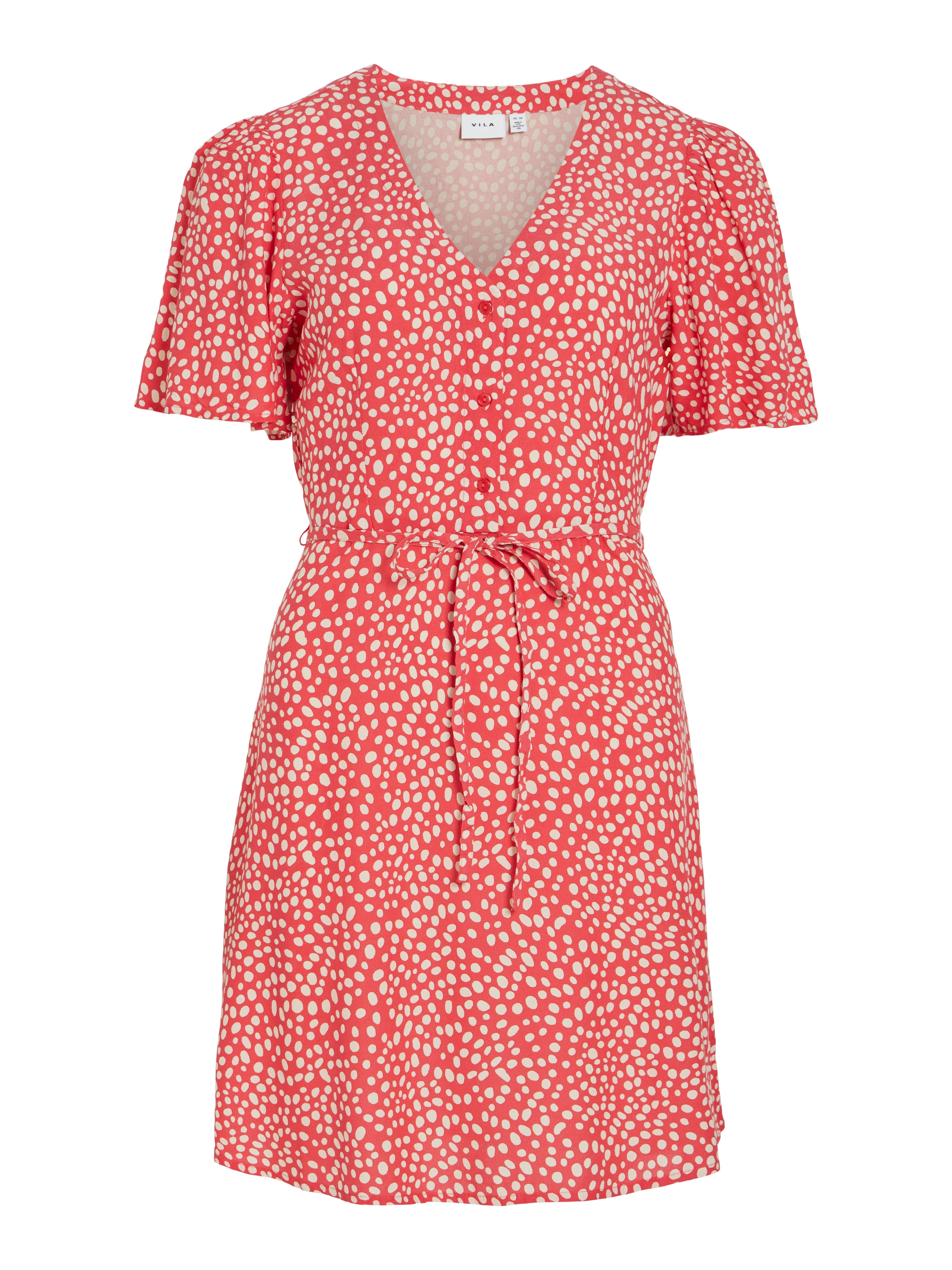 Vila Mini-robe »VIGRACE V-NECK S/S SHORT DRESS - NOOS« robe d'été,