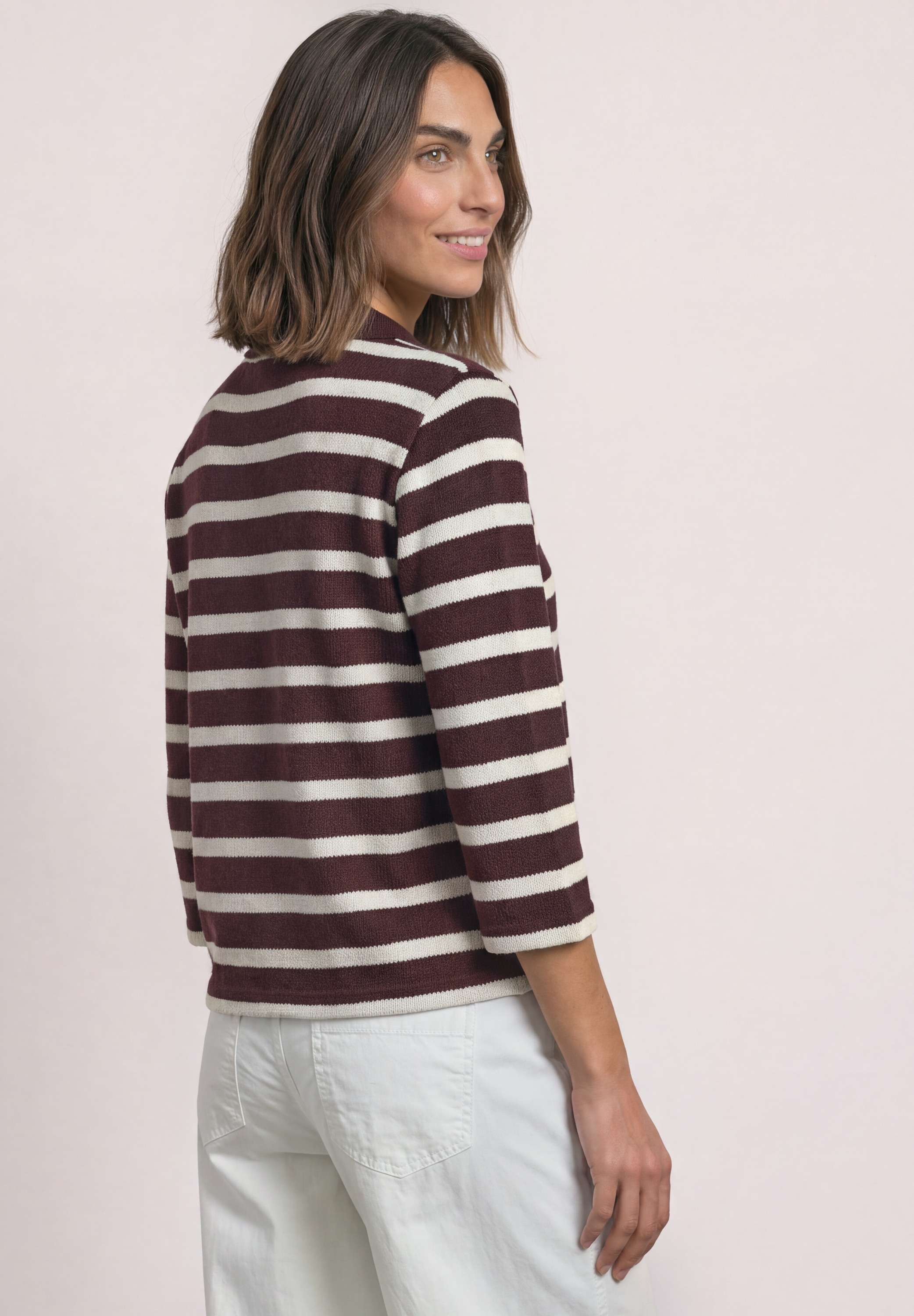 STREET ONE Polo avec motif à rayures