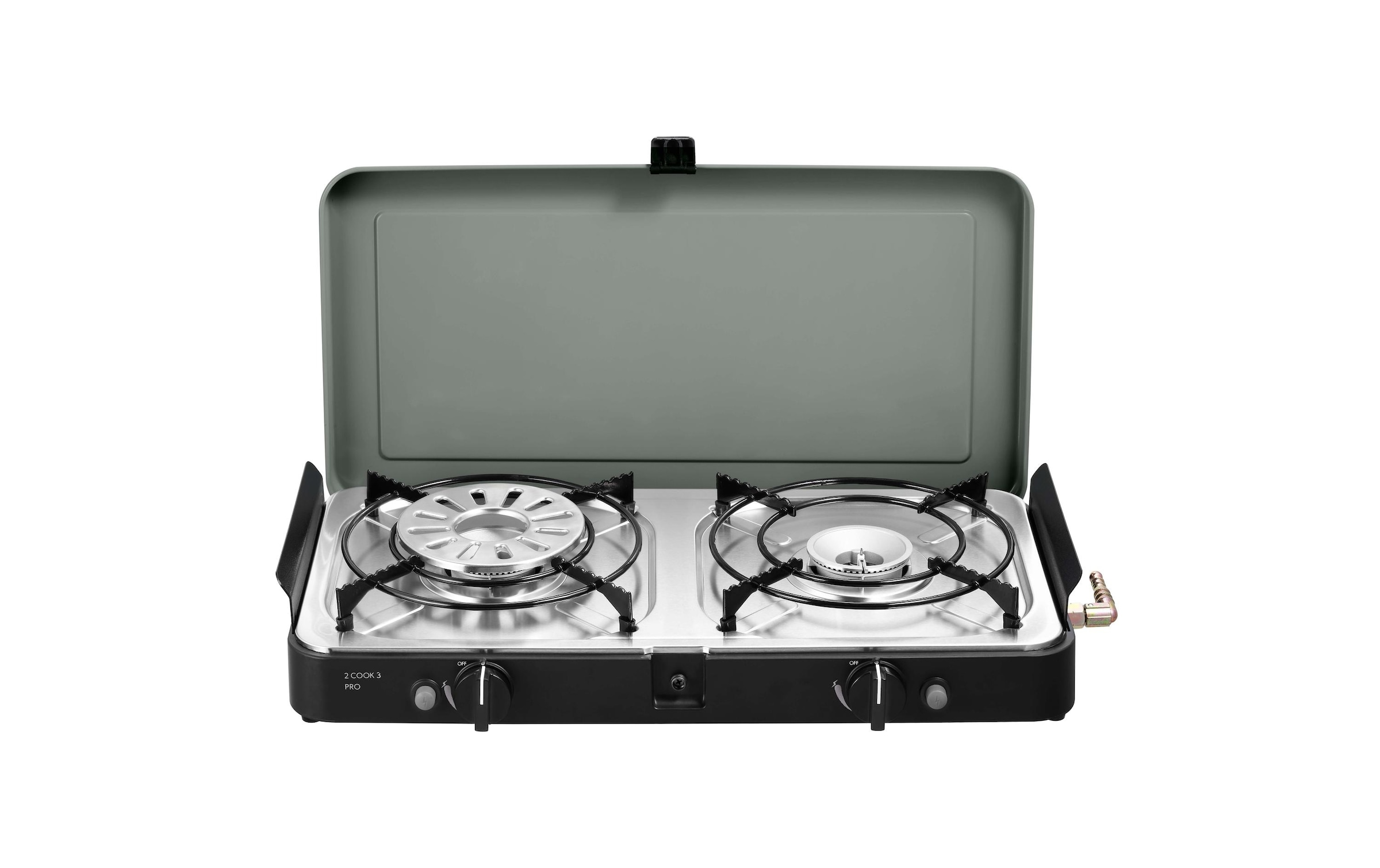 Gaskocher »2-Cook 3 Pro Deluxe«, Stahl, 55 cmx31 cm