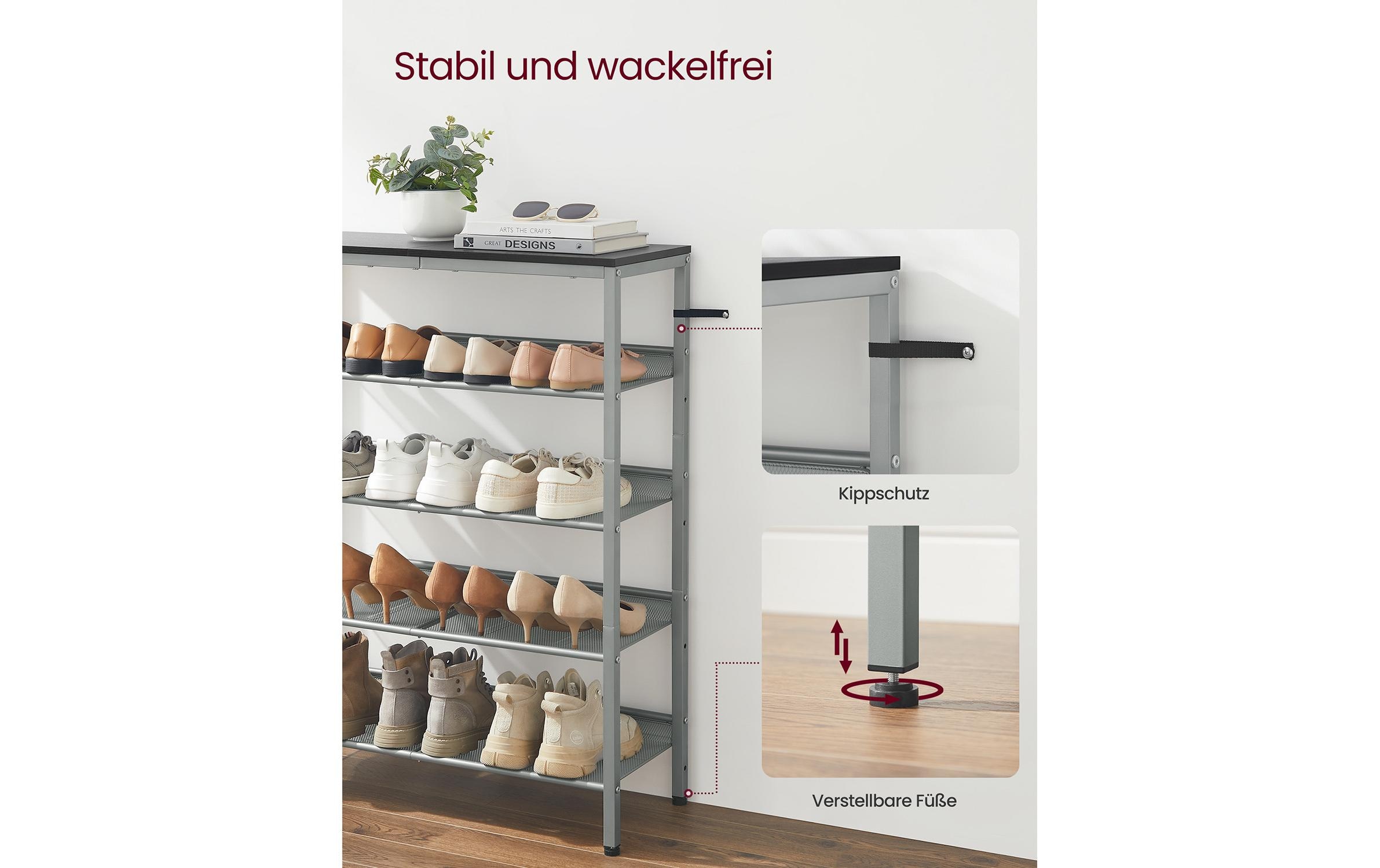 VASAGLE Schuhregal »93 x 75 x 30 cm«