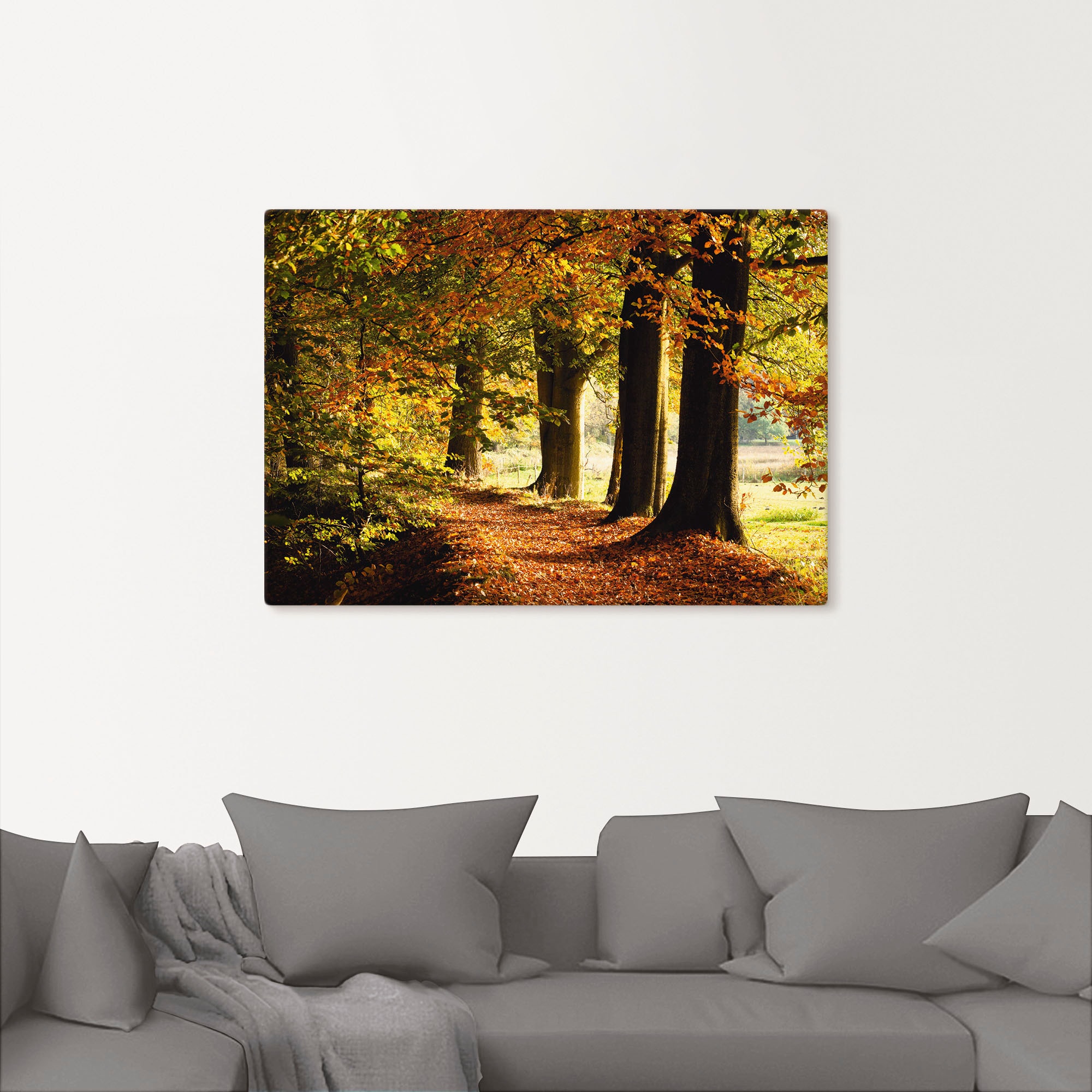 Artland Tableau sur toile »Herbstfarben« 1 cuis tlg. auf Holzrahmen gespannt