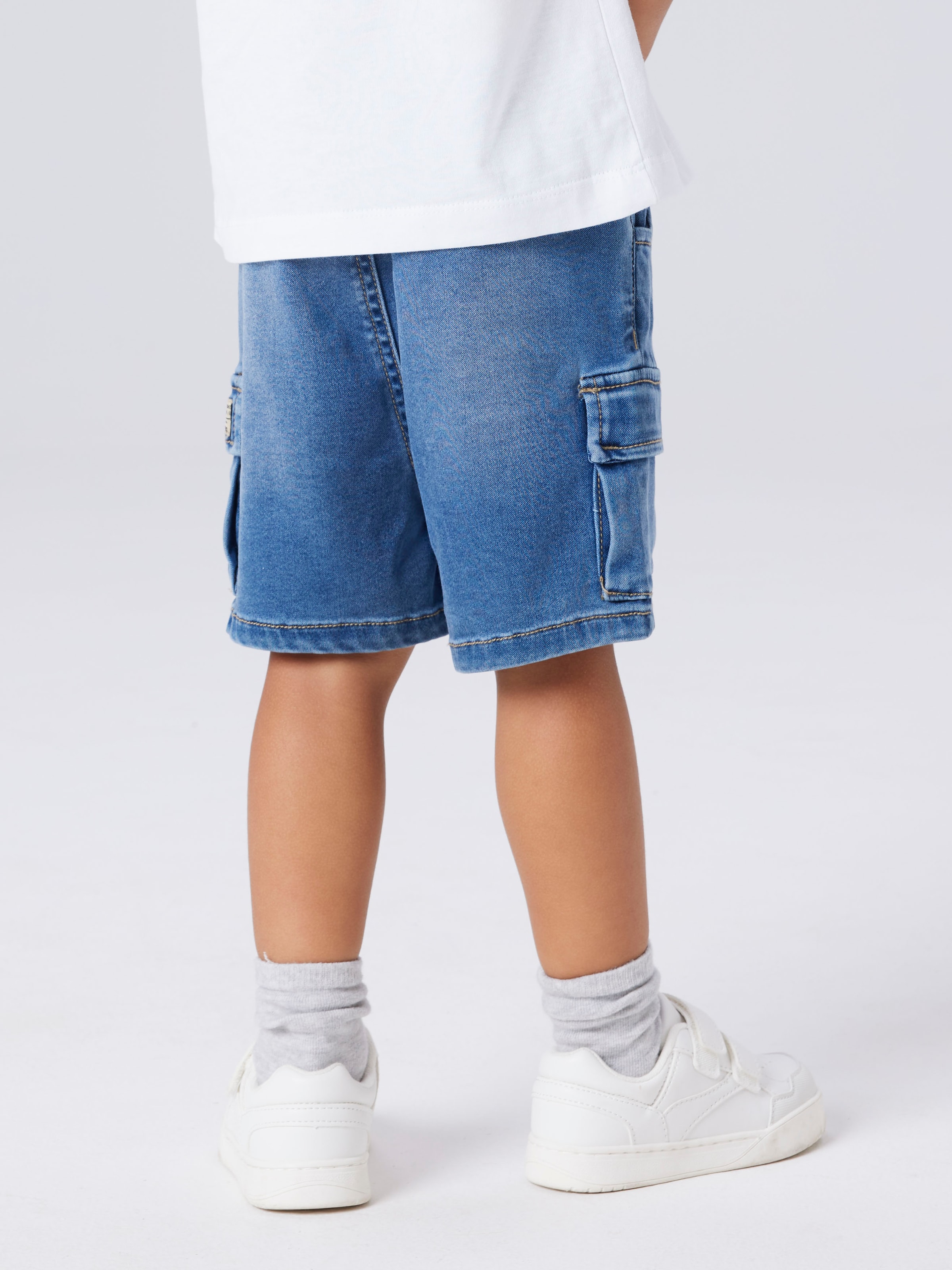 Name It Short cargo »coole Jeansshorts NMMBEN BAGGY DNM L SHORTS 8610-TO NOOS«  Denim Materialmix mit Stretch