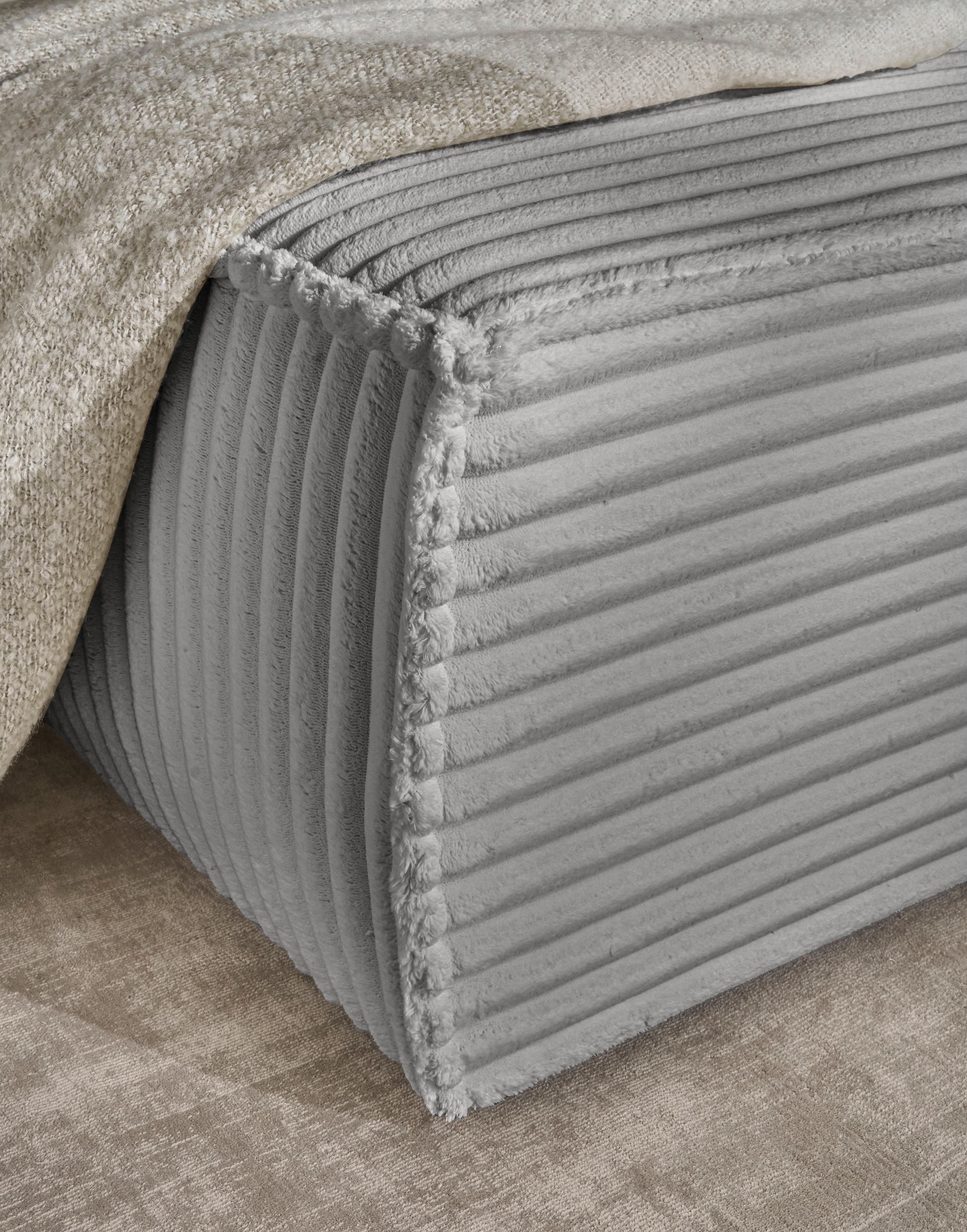 GOODproduct Ecksofa »FINNLEY, Schlafsofa 257 cm - OTTO. Verlässliche Qualität.« verfügbar in den Stoffqualitäten Bouclé, Struktur fein und Mega Cord