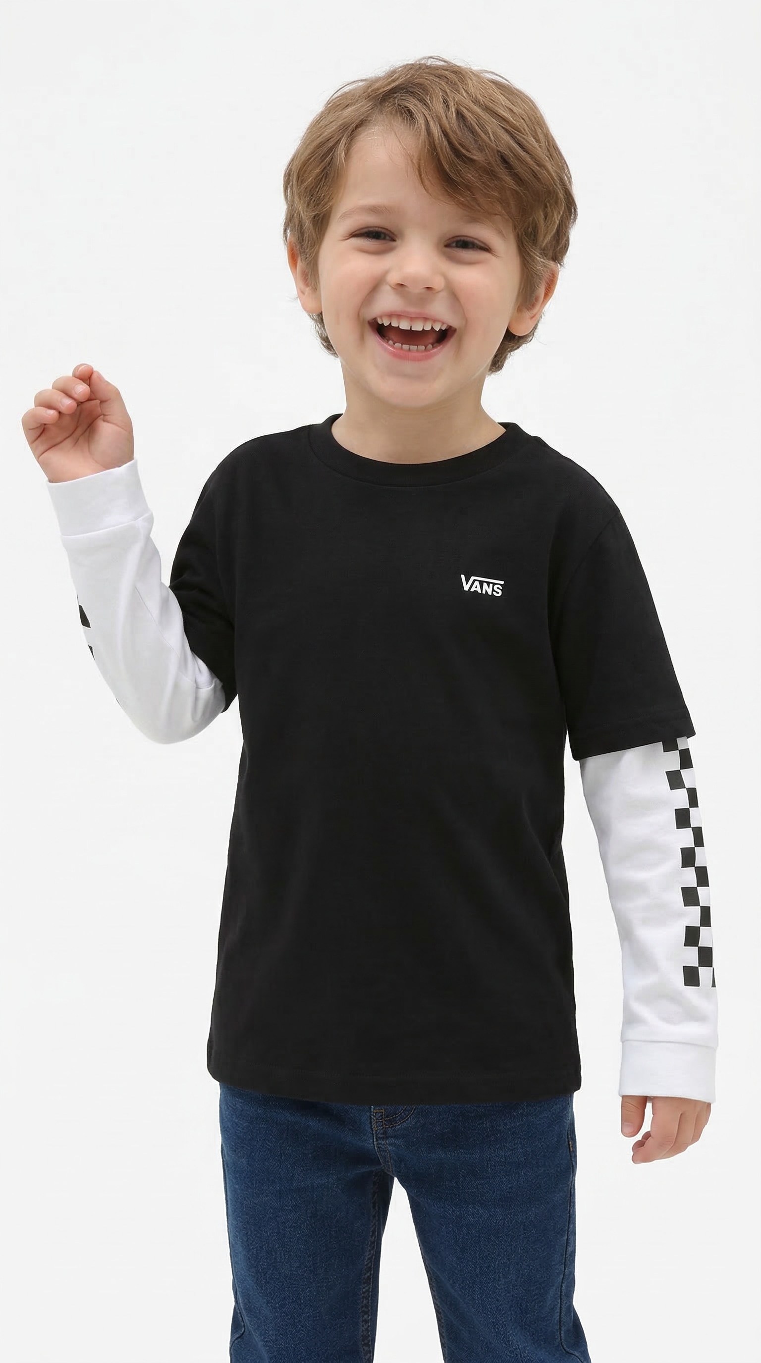 Image of Vans Langarmshirt "LONG CHECK TWOFER" Langarm, für sportliche Aktivitäten, sportlicher Stil