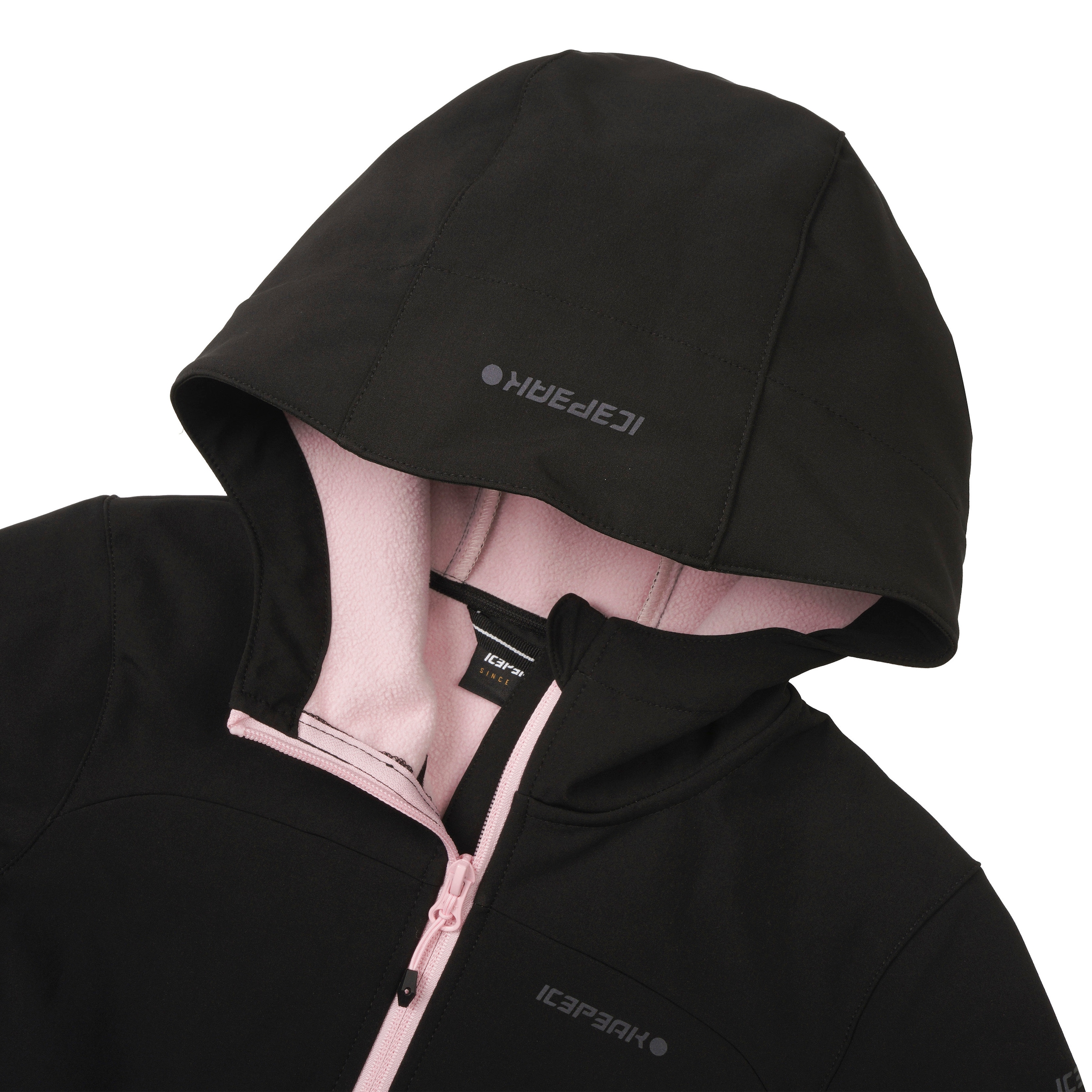 Icepeak Veste softshell »ICEPEAK KOBRYN JR« avec capuche avec capuche, bord droit, respirant, déperlant,