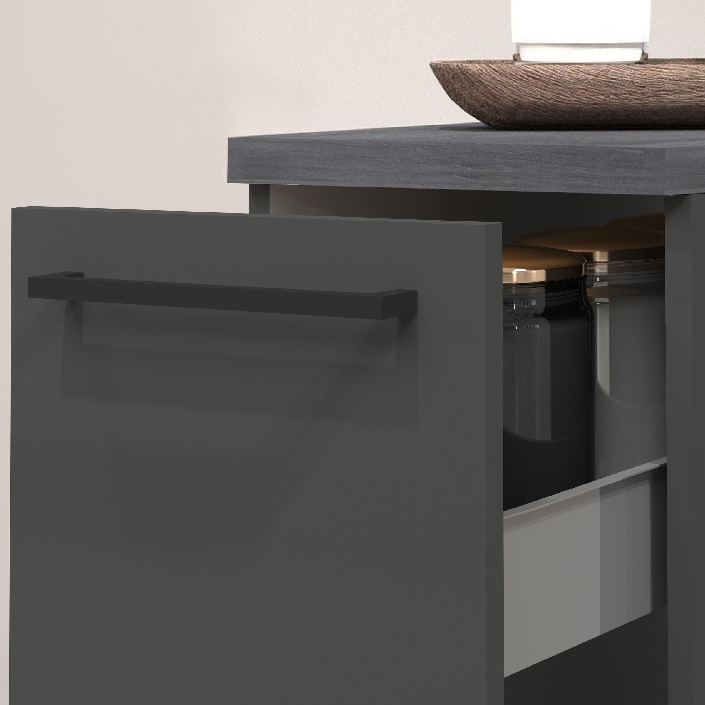 KOCHSTATION Armoire à pharmacie »KS-Sole,Apothekerkommode« Breite/Höhe 30/85 cm, Anbau-und Unterbau möglich