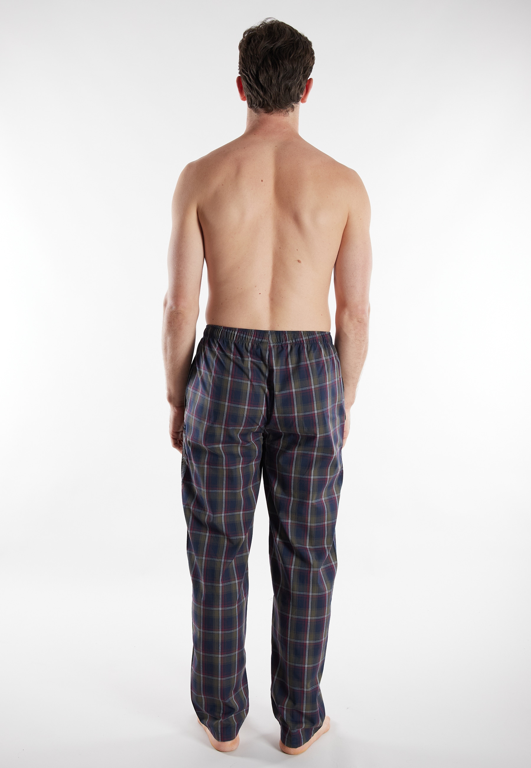 TOM TAILOR Pyjamahose »Milos«  mit elastischem Bund, Kordelzug, kariert