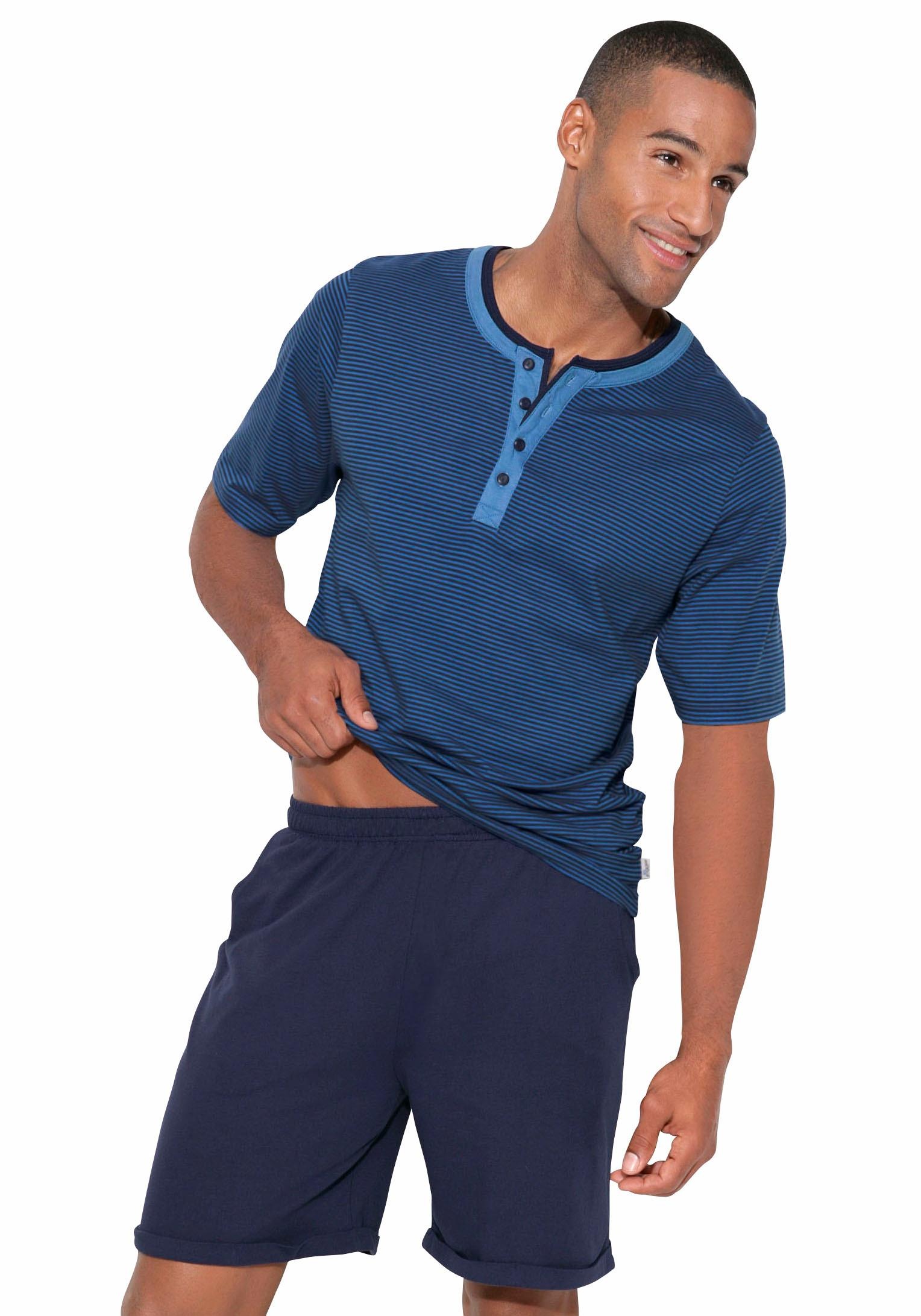 Image of AUTHENTIC LE JOGGER Shorty, mit aufwendigem Ausschnitt und Knopfleiste bei Ackermann Versand Schweiz