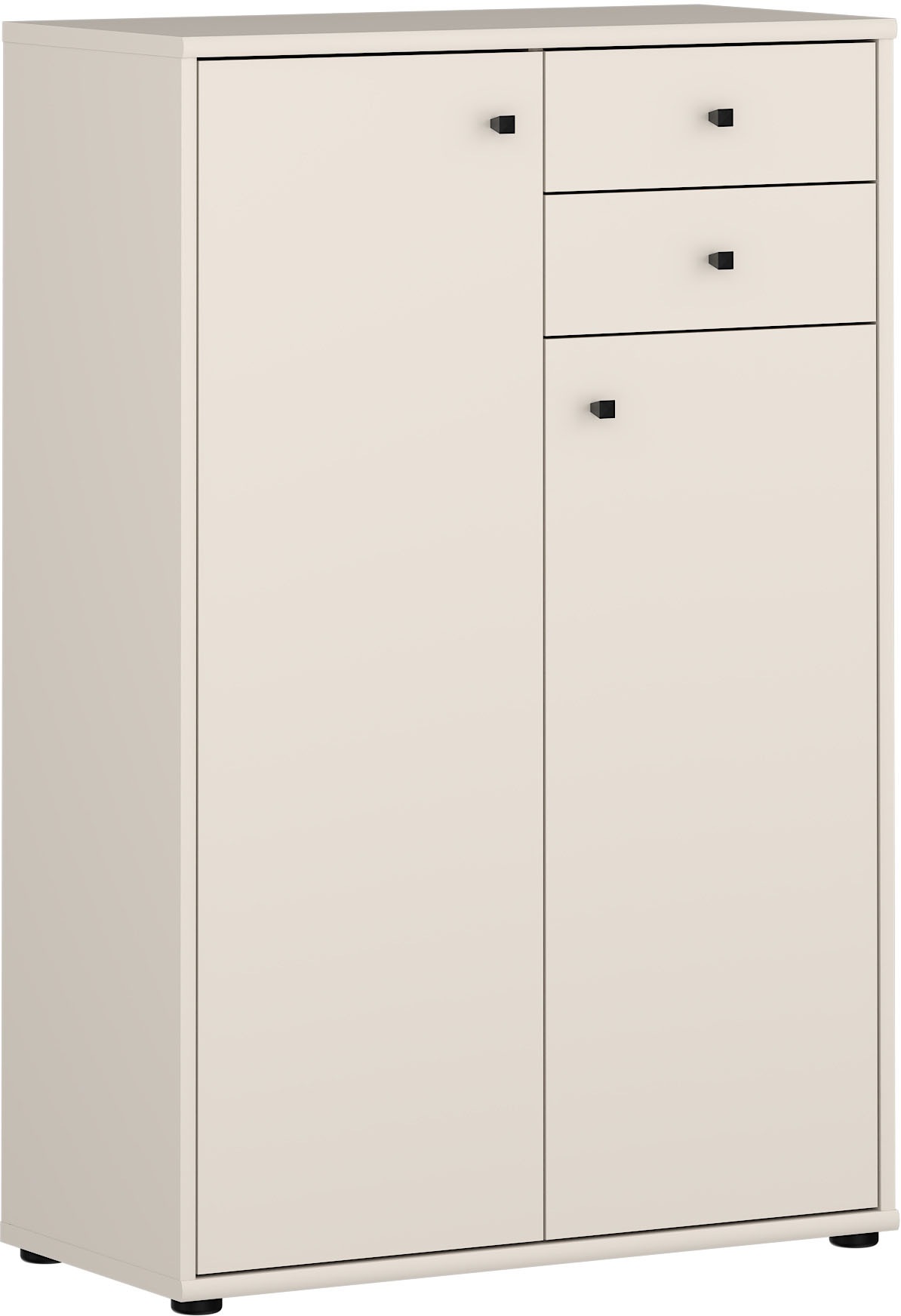 Image of FORTE Kommode "Tempra, Kommode, 2 Türen, 2 Schubkästen, viel Stauraum" B/H/T 73,7/111,1/34,8 cm