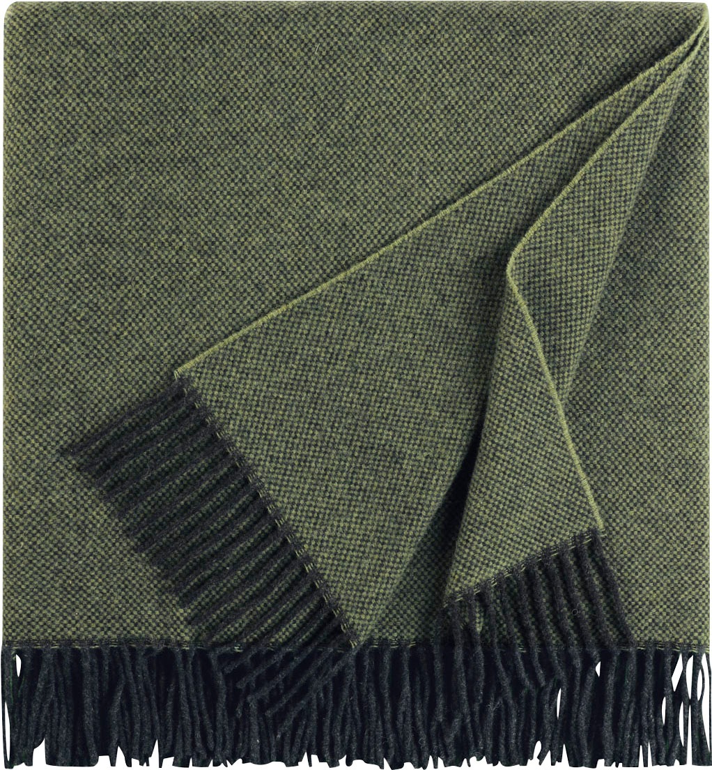 Image of ELLE DECORATION Plaid »Gambit«, Uni-Plaid mit Fransen, Kuscheldecke bei Ackermann Versand Schweiz