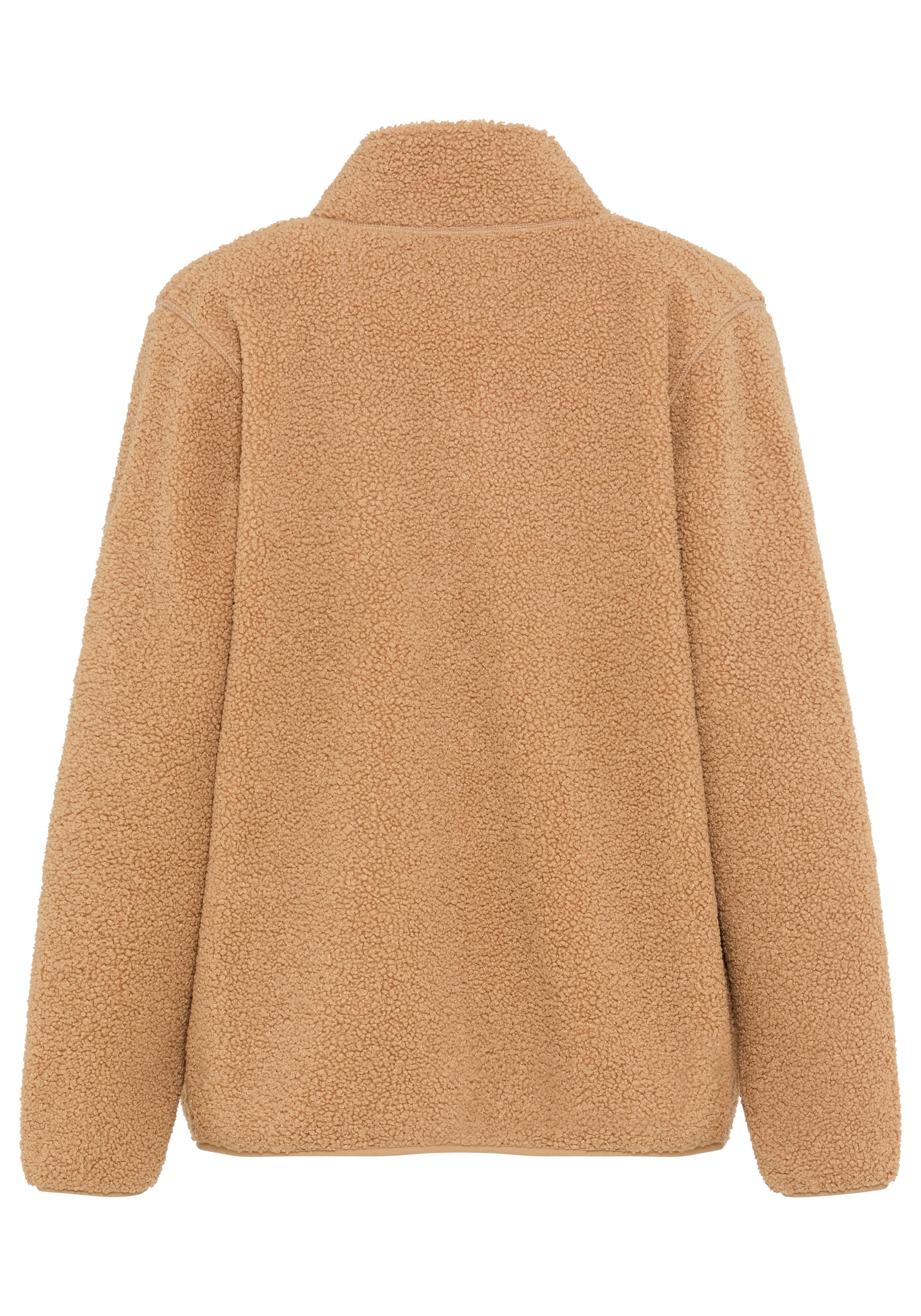 Neun Monate Sweat de maternité »2in1 Umstandsfleecejacke mit zippbaren Baby-Einsatz« avec col montant, en polaire douce, coupe confortable