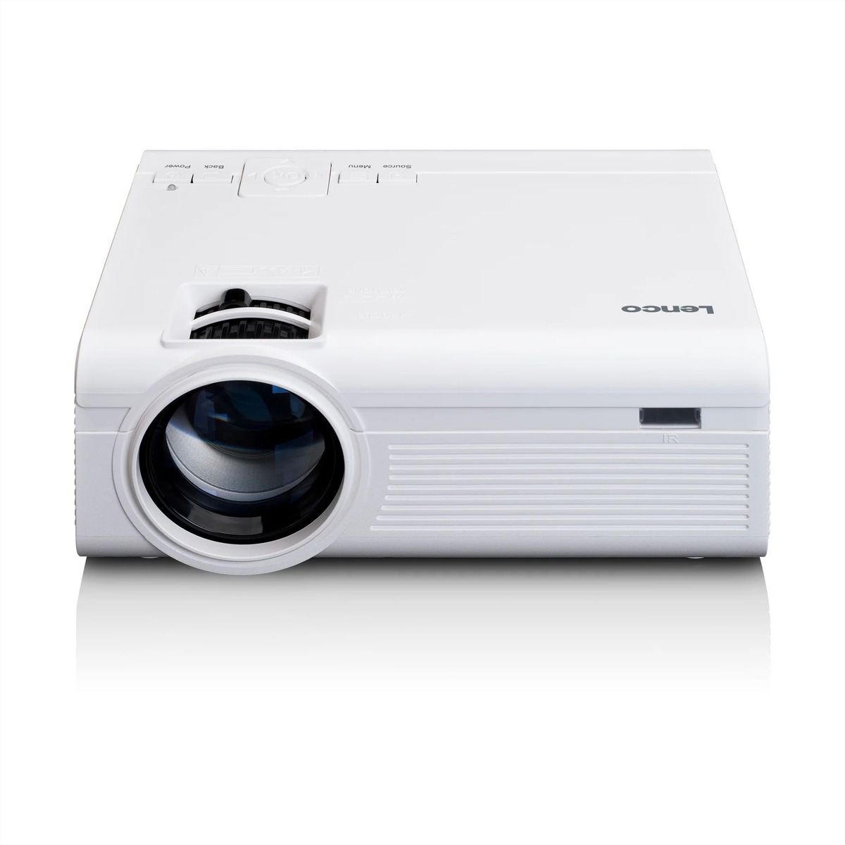 Beamer »Lenco Beamer LPJ-280WH weiss, LED, HDMI, AV-In, 2800 Lum. 3000:1«