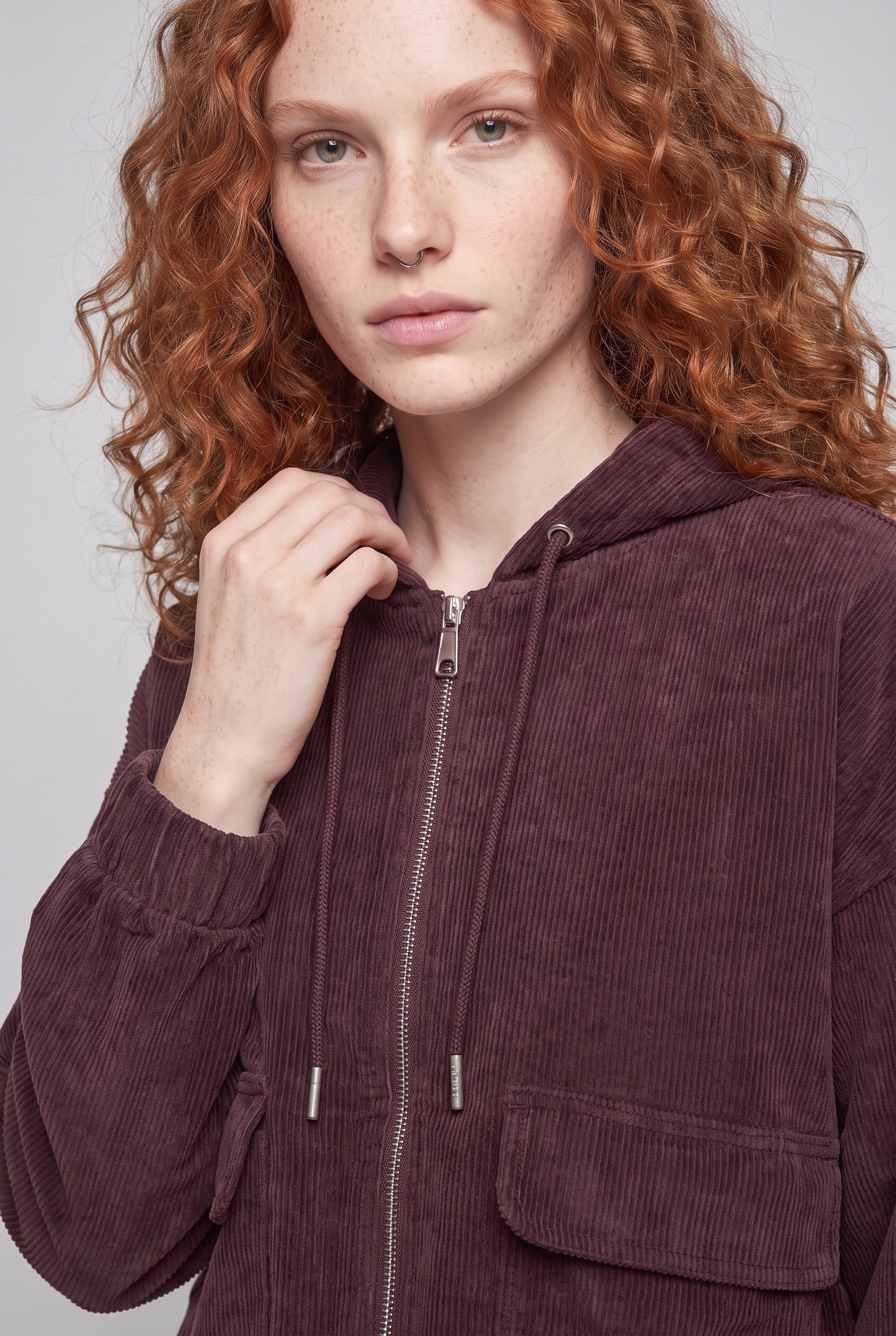 ONLY Cordjacke »ONLKENZIE L/S CORD JACKET PNT NOOS« mit Kapuze Baumwollmischung