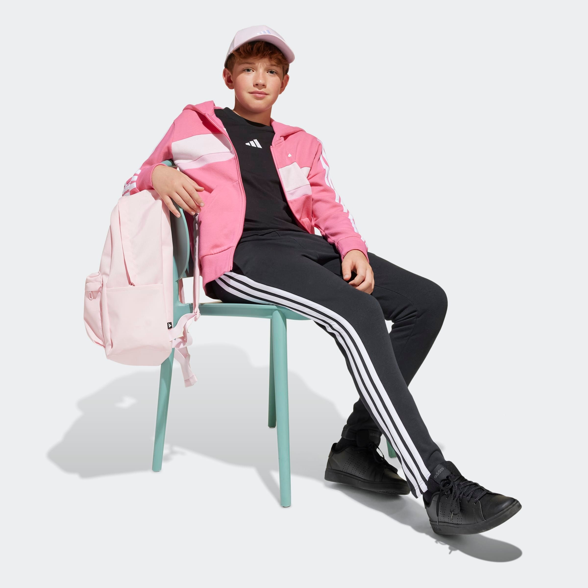 adidas Sportswear Trainingsanzug »J 3S TIB FL TS«, (2 tlg.)