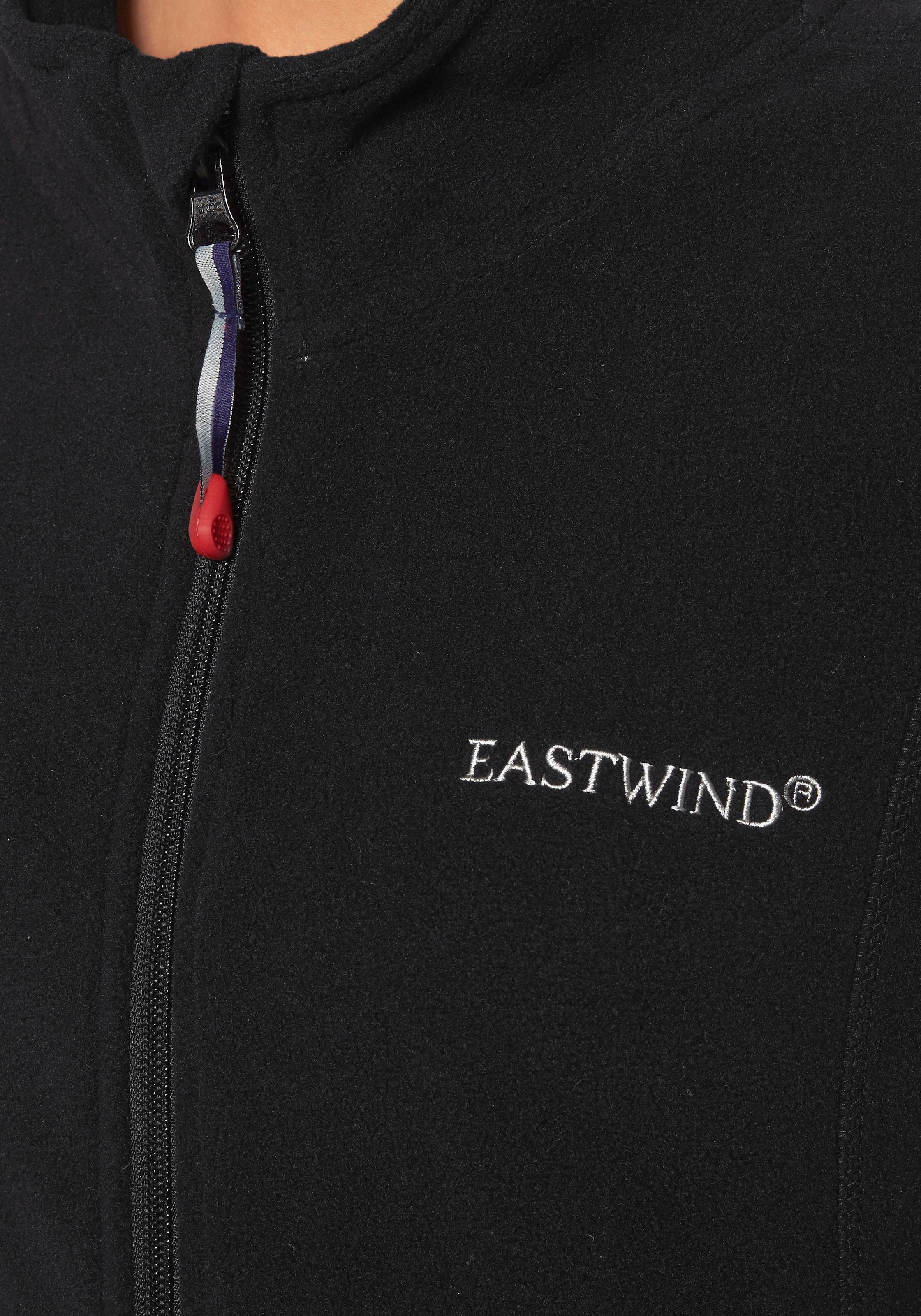 Eastwind Fleecejacke, ohne Kapuze, für kalte Tage, aus 100% Polyester, sportlicher Stil