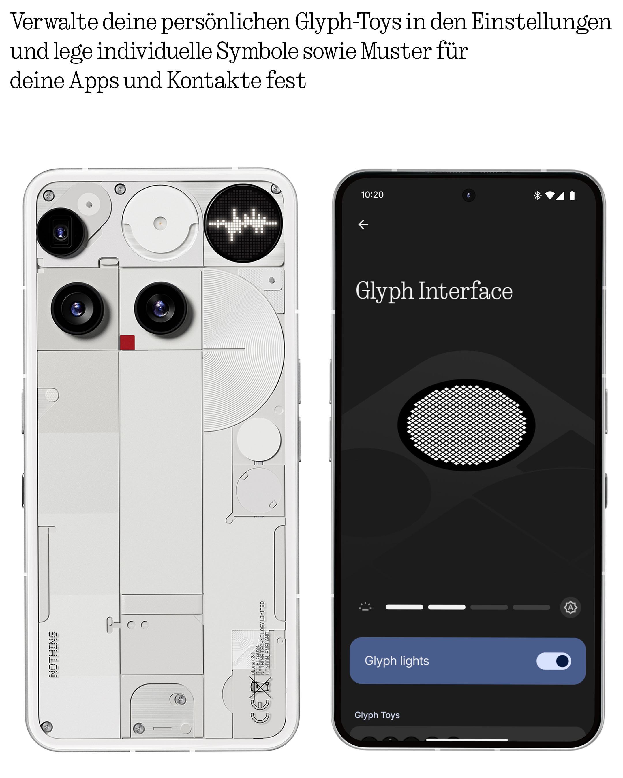NOTHING Smartphone »Phone (3)« Blanc
