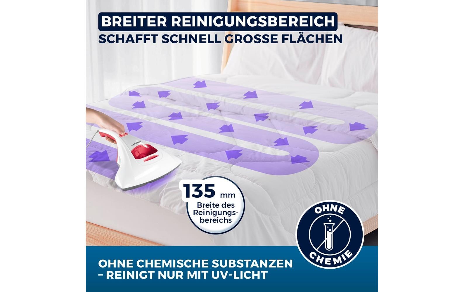 CLEANmaxx Appareil de nettoyage de matelas »mit UV-C-Licht 300W«