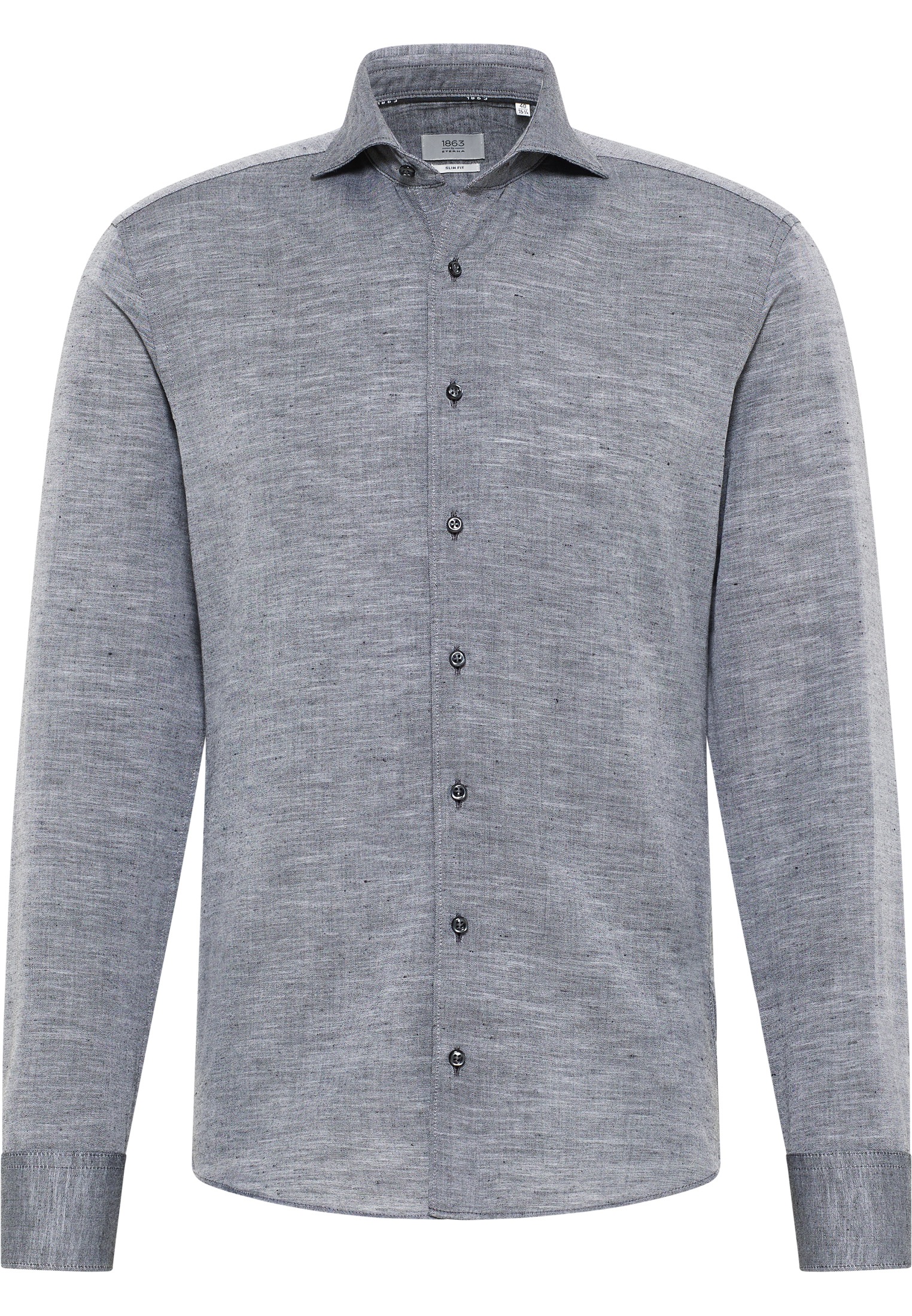 Eterna Langarmhemd »SLIM FIT« EASY IRON (bügelleicht)