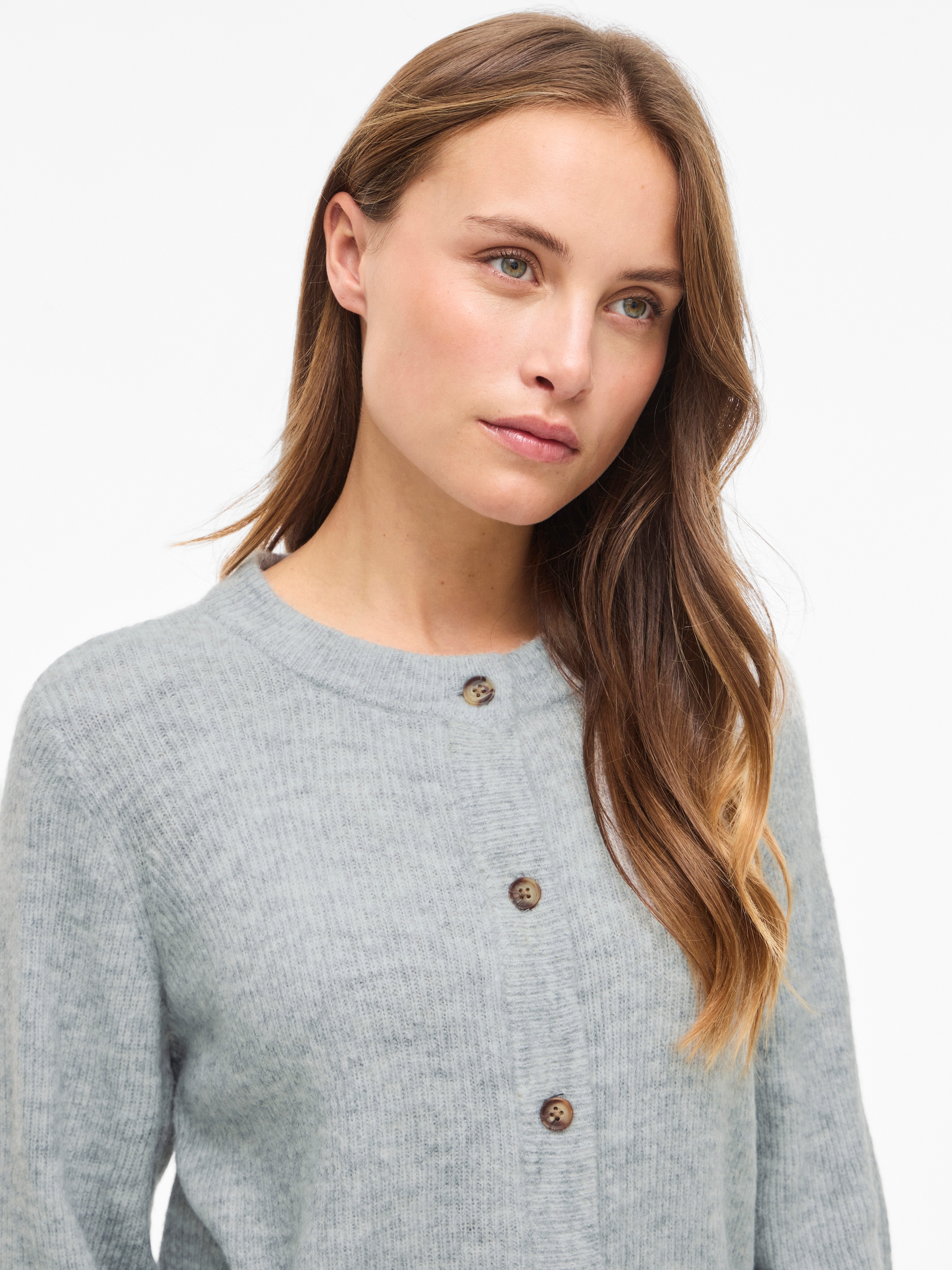 Vila Veste en tricot »VIVIOLI O-NECK RIB KNIT CARDIGAN-NOOS«