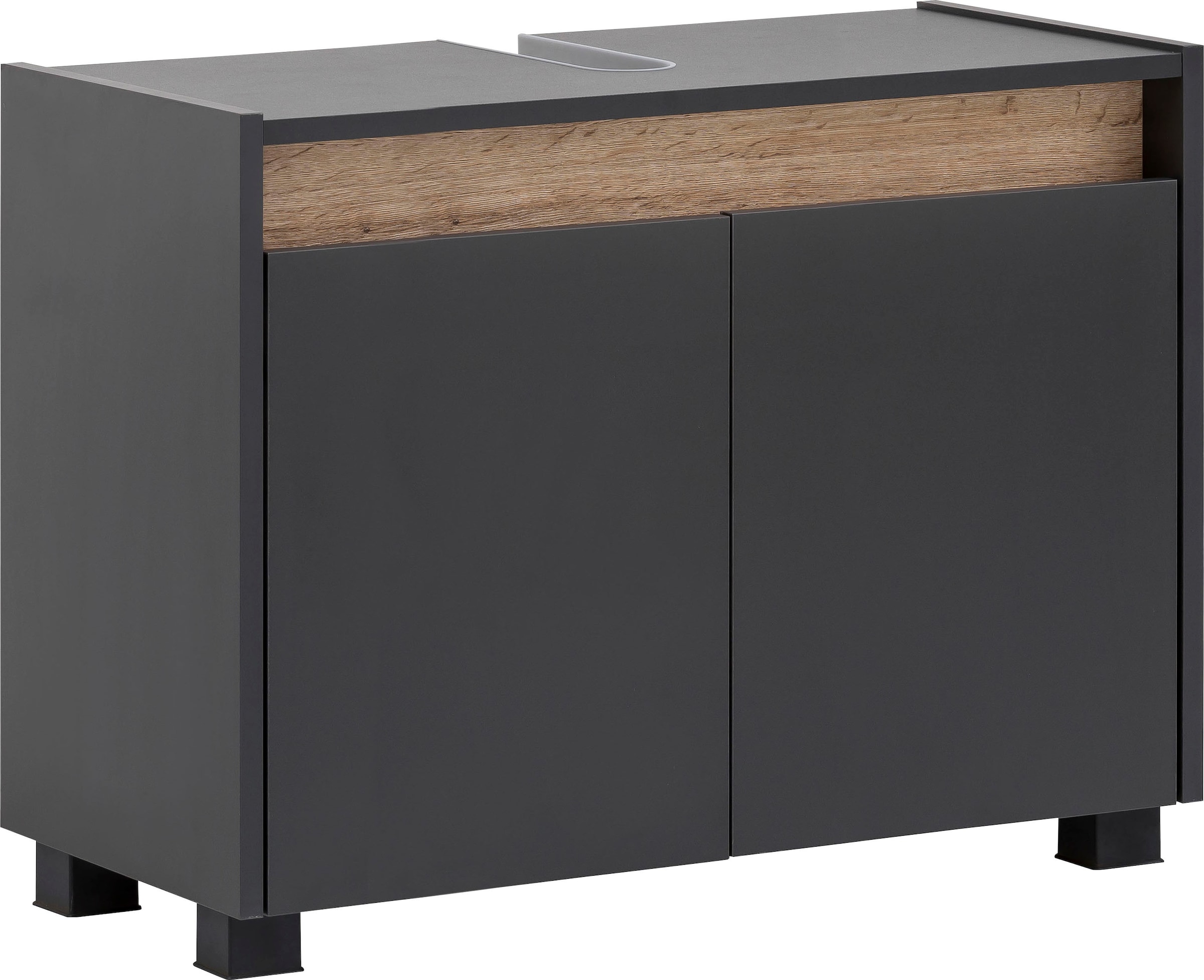 Image of Schildmeyer Waschbeckenunterschrank "Cosmo, Waschbeckenunterschrank, Made in Germany, B: 80 cm" Solide Verarbeitung - Dieses Produkt ist in Deutschland gefertigt