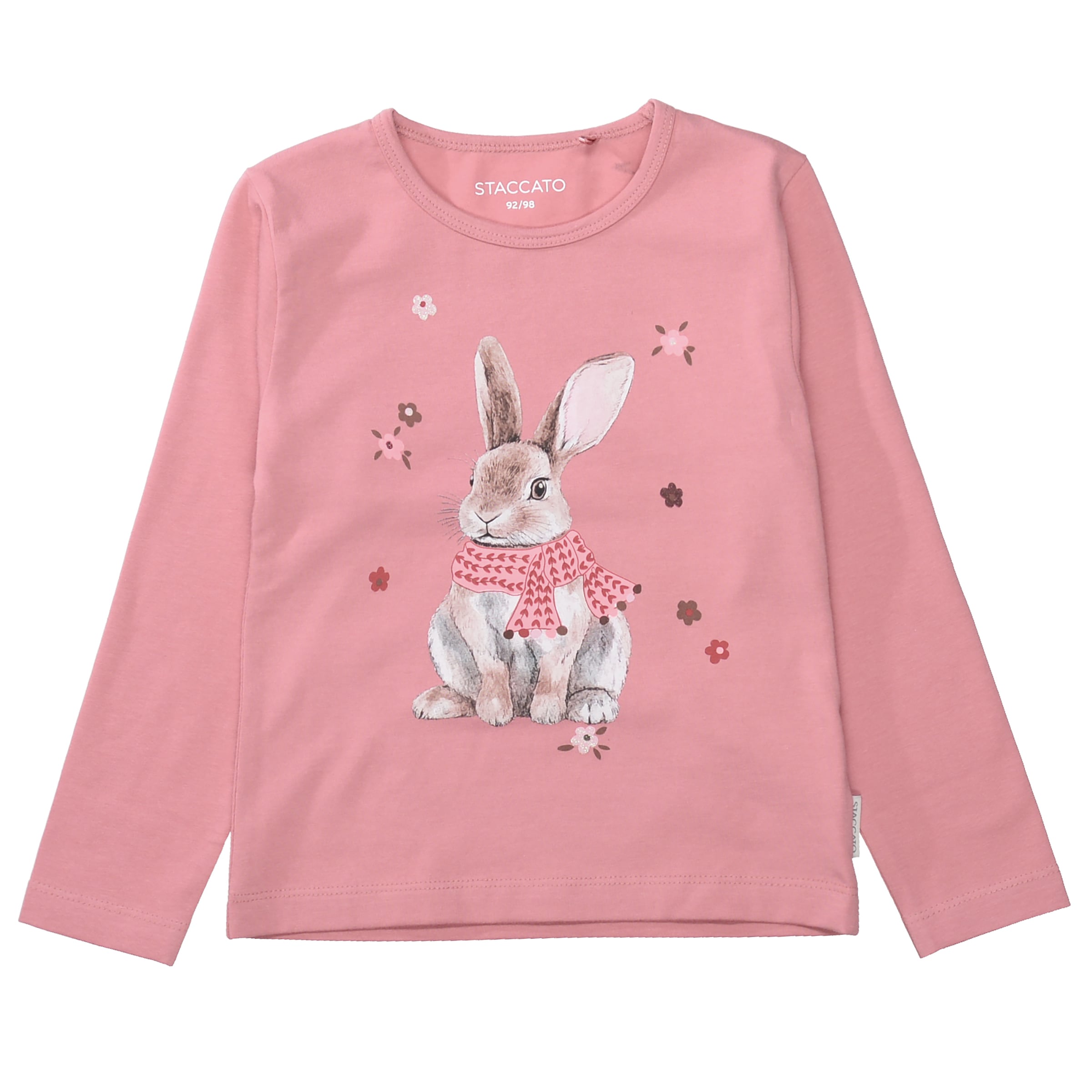 STACCATO Langarmshirt 2 2er Pack / Hasen-Motiv / für Girls