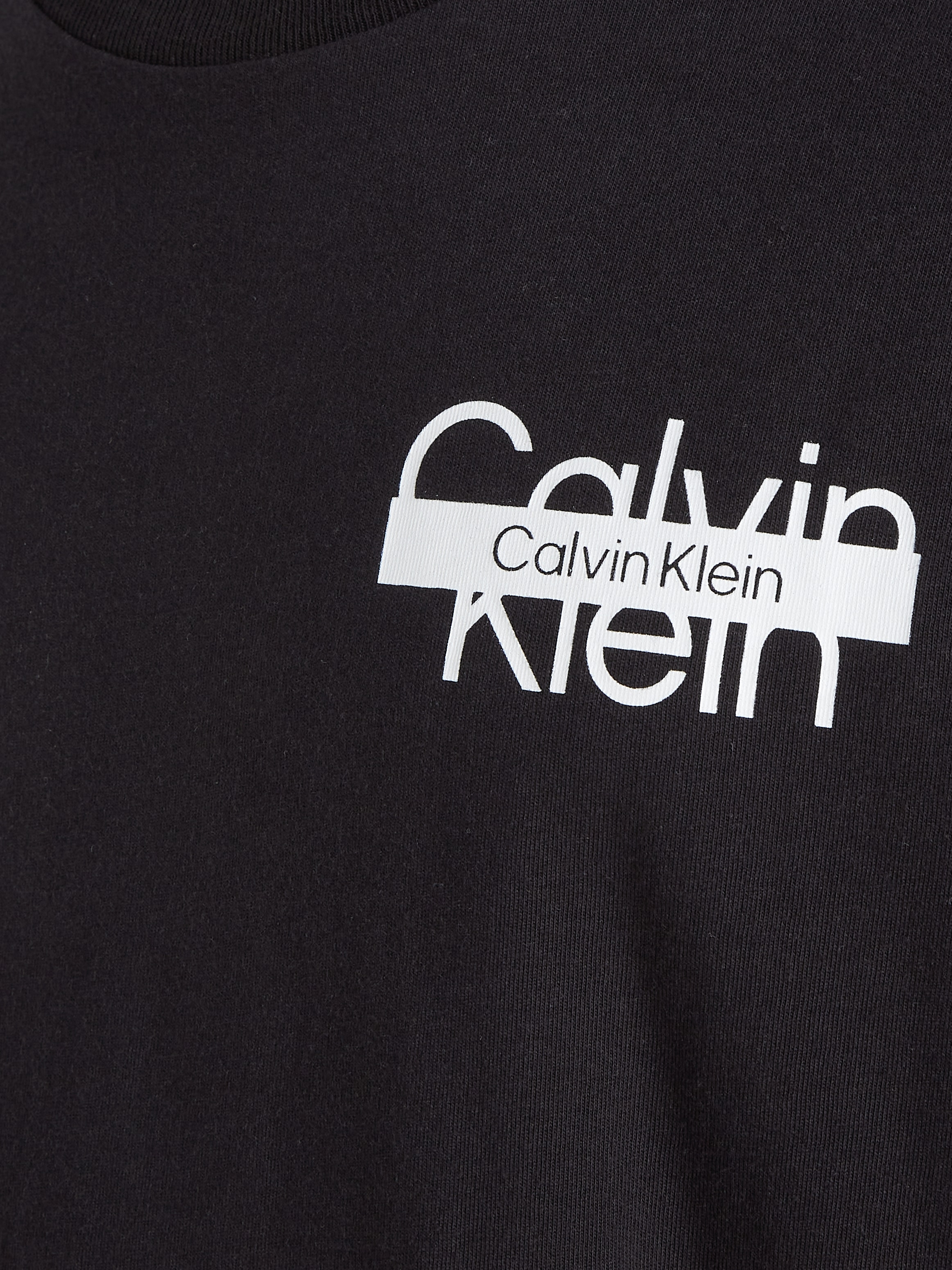 Calvin Klein Langarmshirt »CUT THROUGH LOGO LS T-SHIRT«