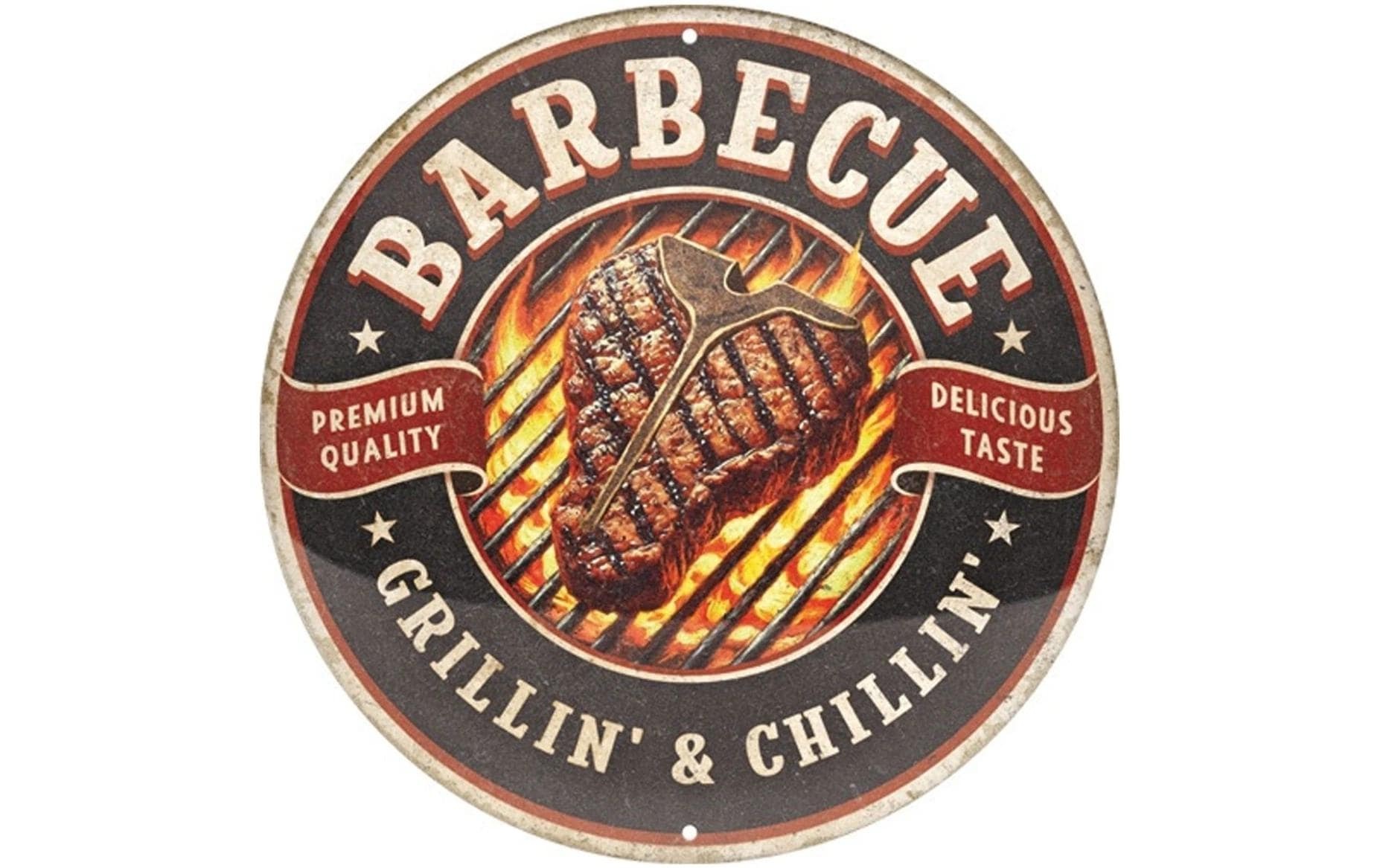 Image of Wanddekoobjekt "Nostalgic Art Barbecue"